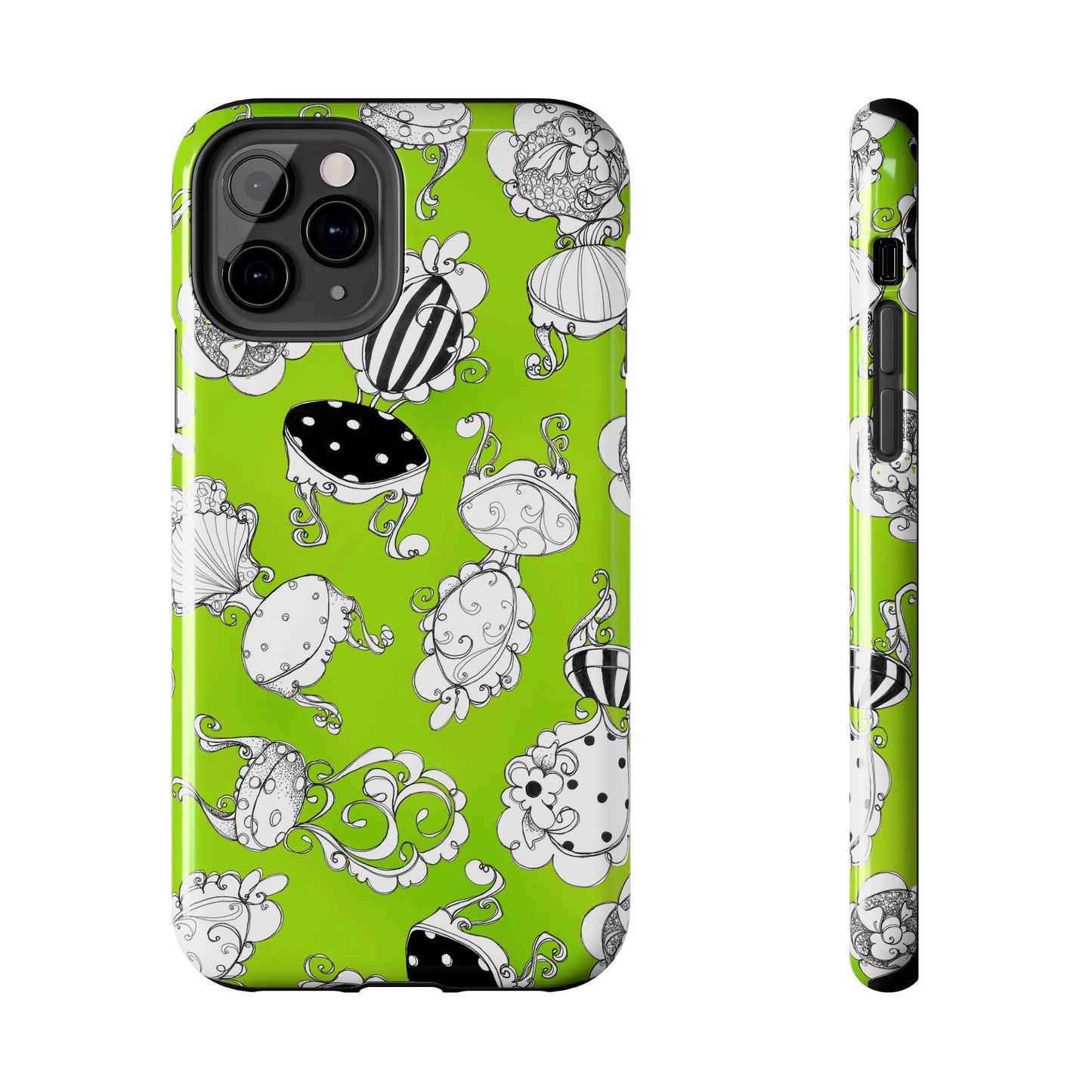 Bistro Chairs Lime Phone Case