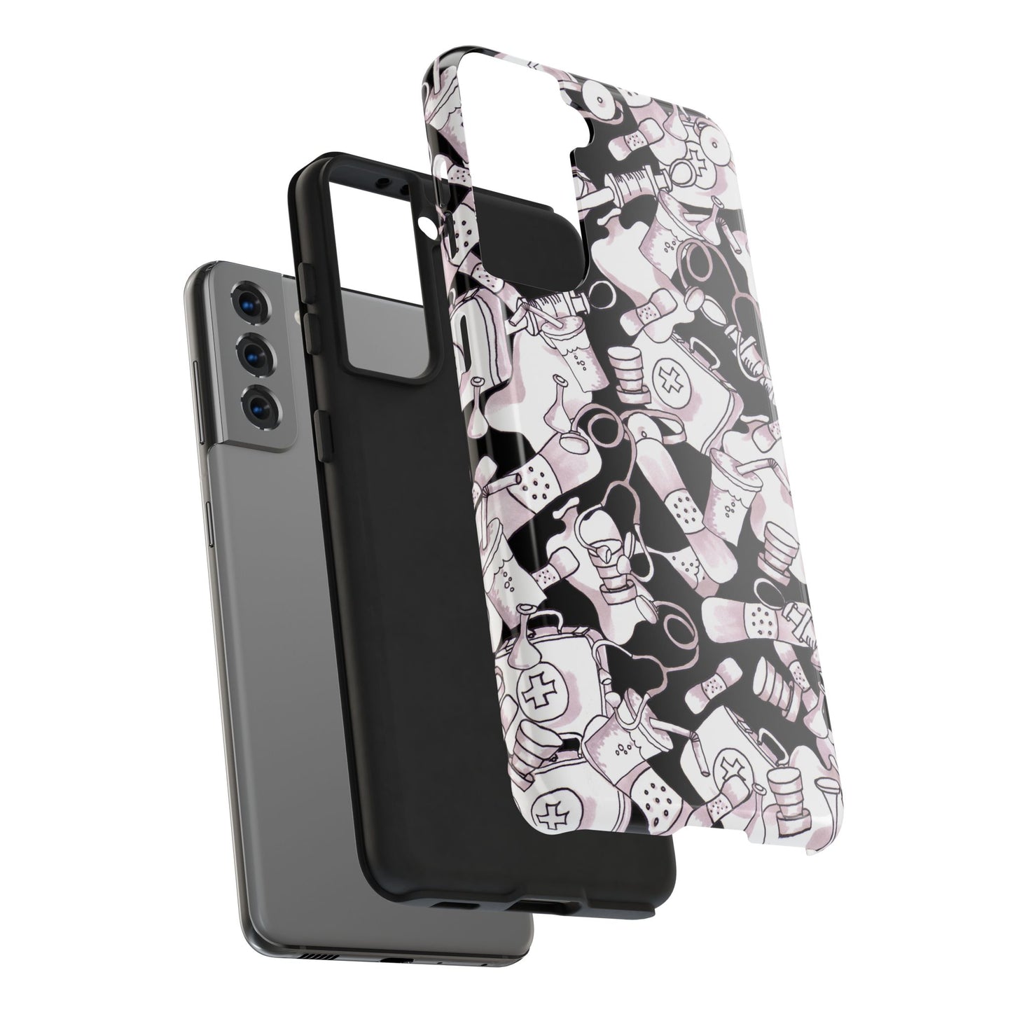 Med Stuff Black Phone Case