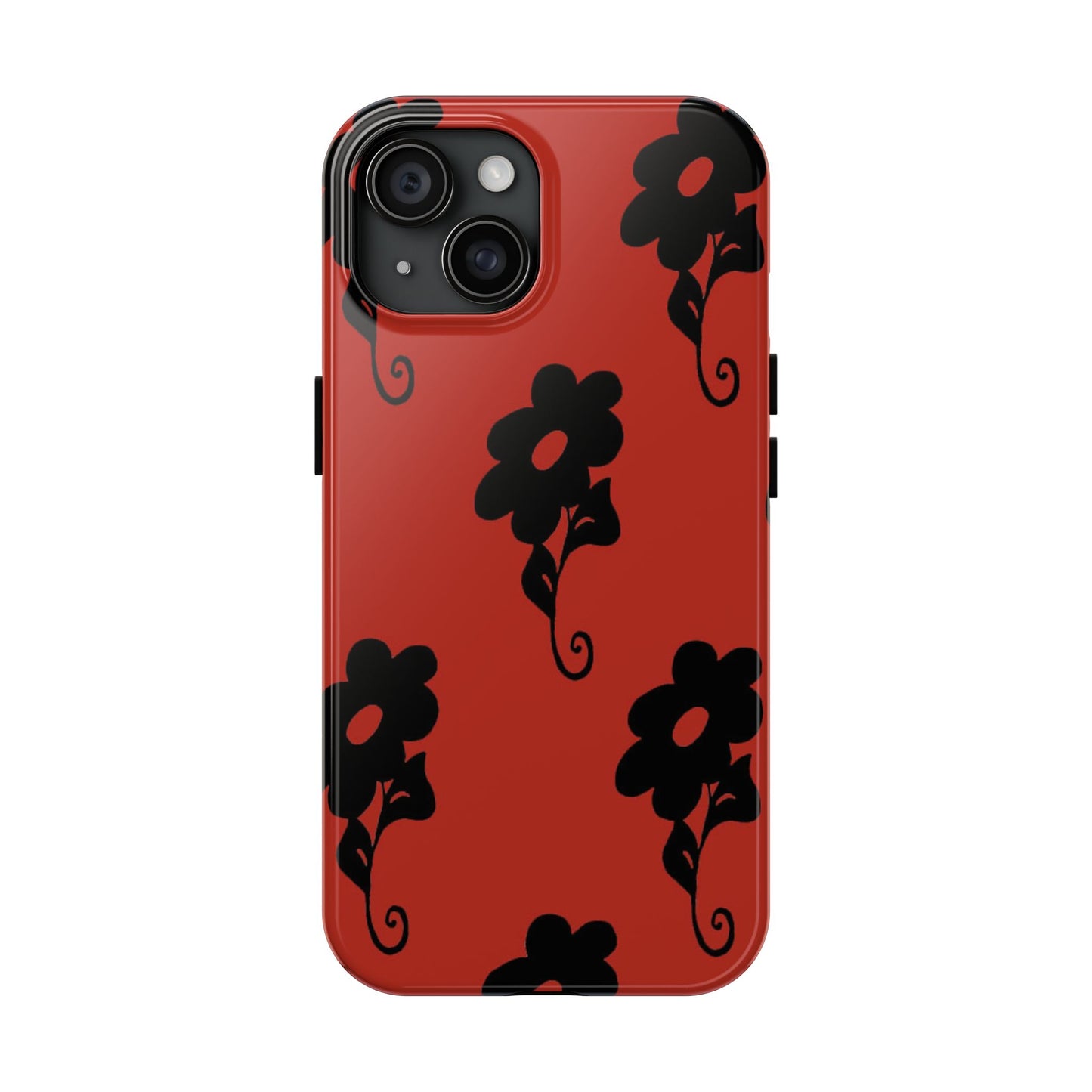 Daring Daisy Red Phone Case