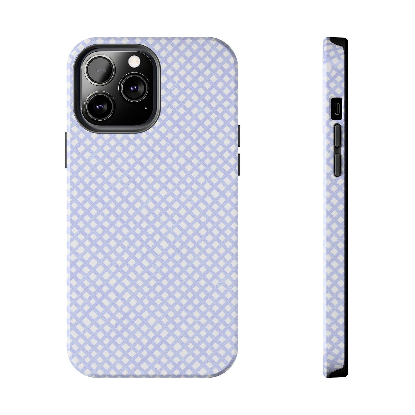Bias Check Light Blue Phone Case