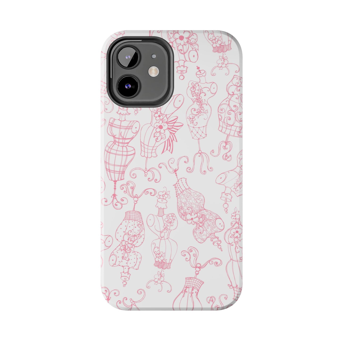 Mannequinique White / Pink Phone Case