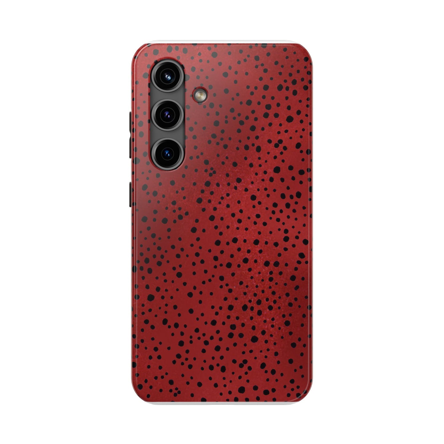 Pepper Dots Red / Black Phone Case