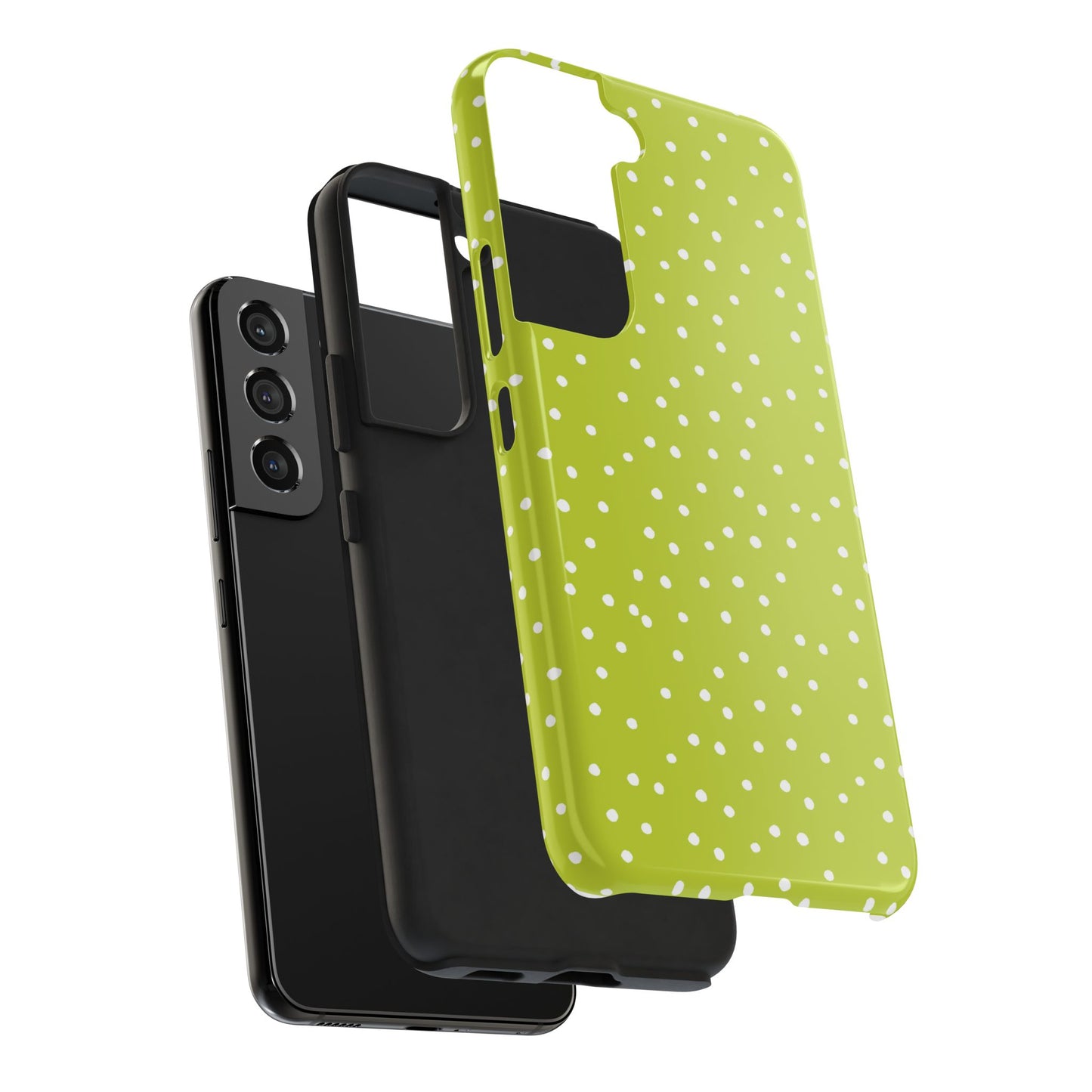 Dinky Dots Green / White Phone Case