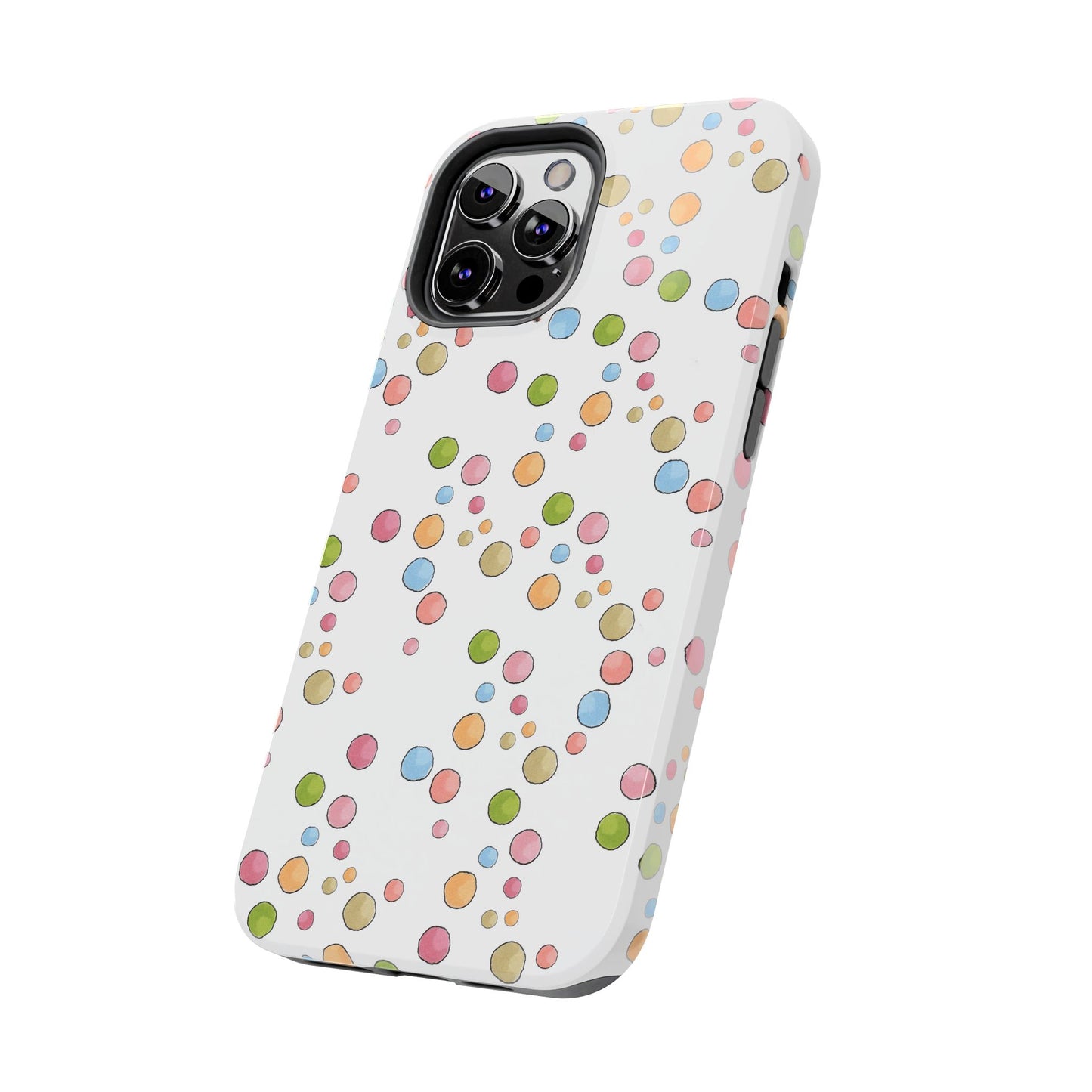 Clown Dots White Phone Case