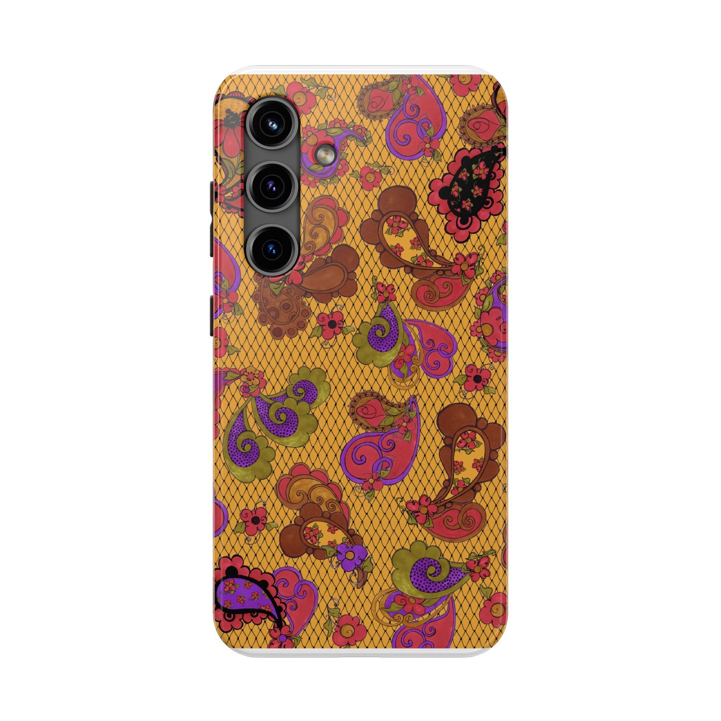 Posie Paisley Gold Phone Case