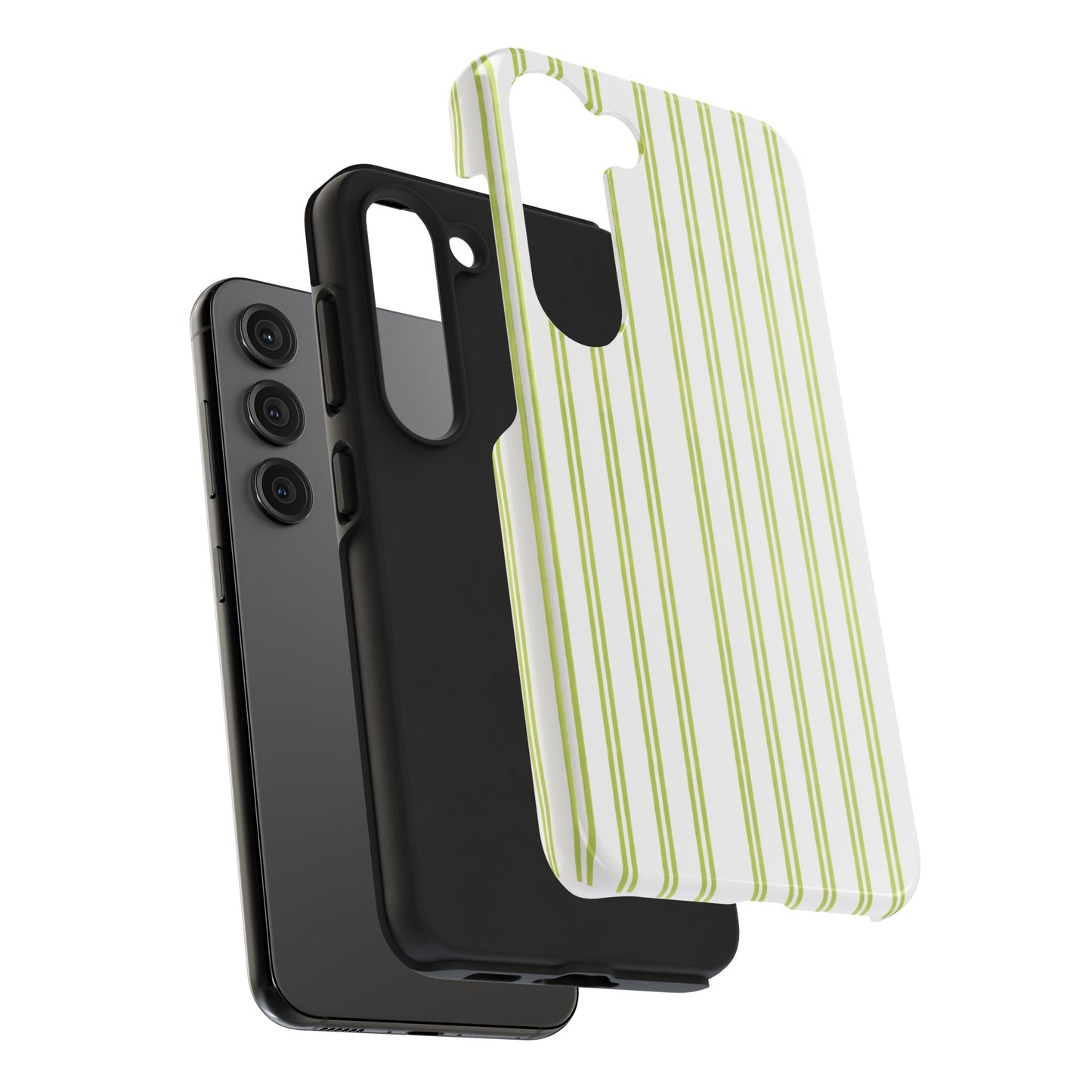 Green Double Stripe Phone Case