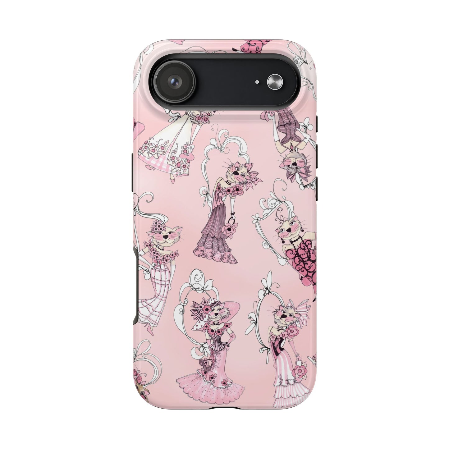 Lady Cats Tossed Phone Case