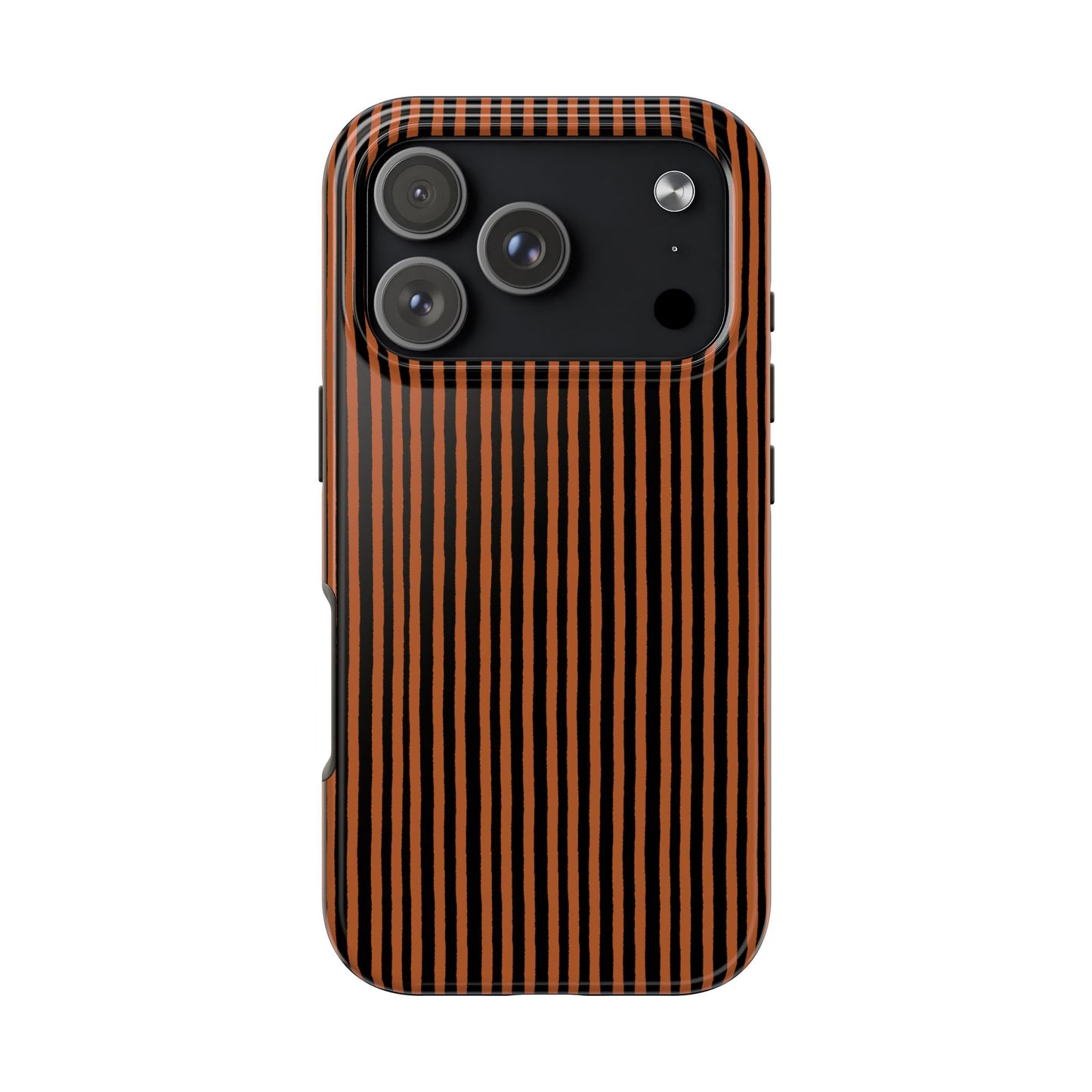 Happy Stripe Spice / Black Phone Case