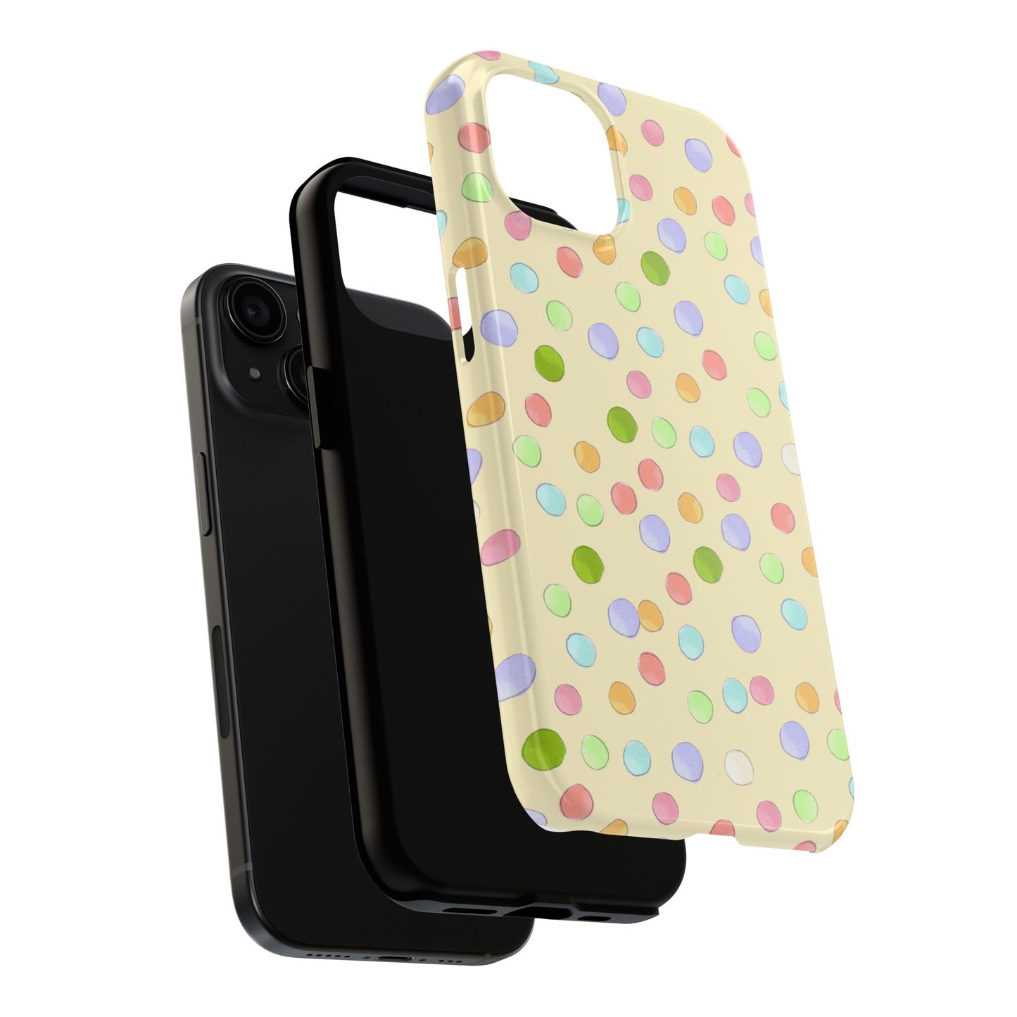 Happy Dots Yellow Phone Case