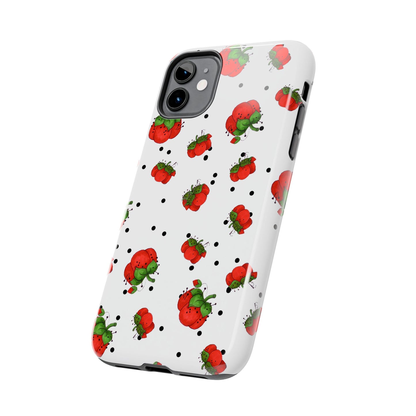 Pin Dots White Phone Case