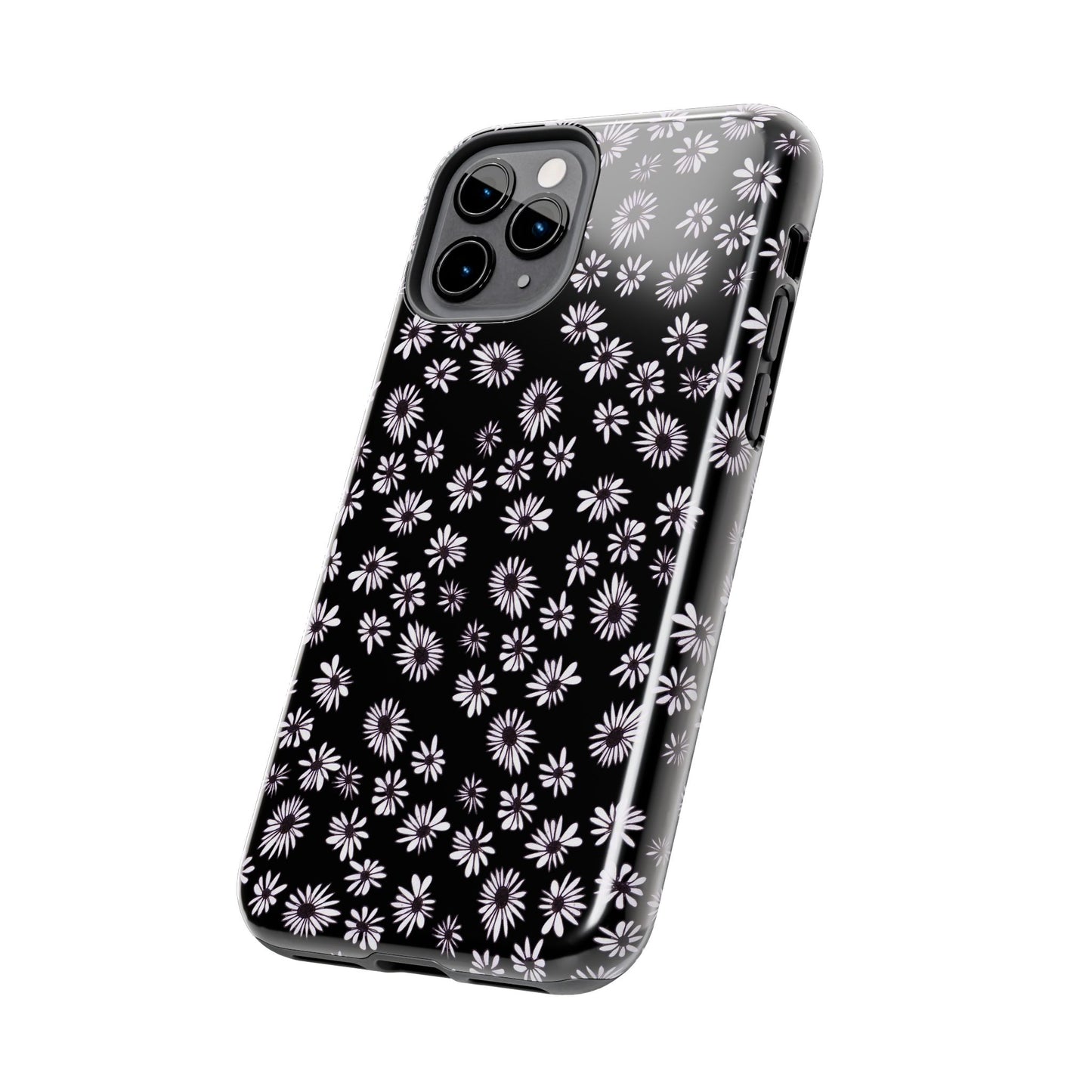 Random Daisy Black / White Phone Case