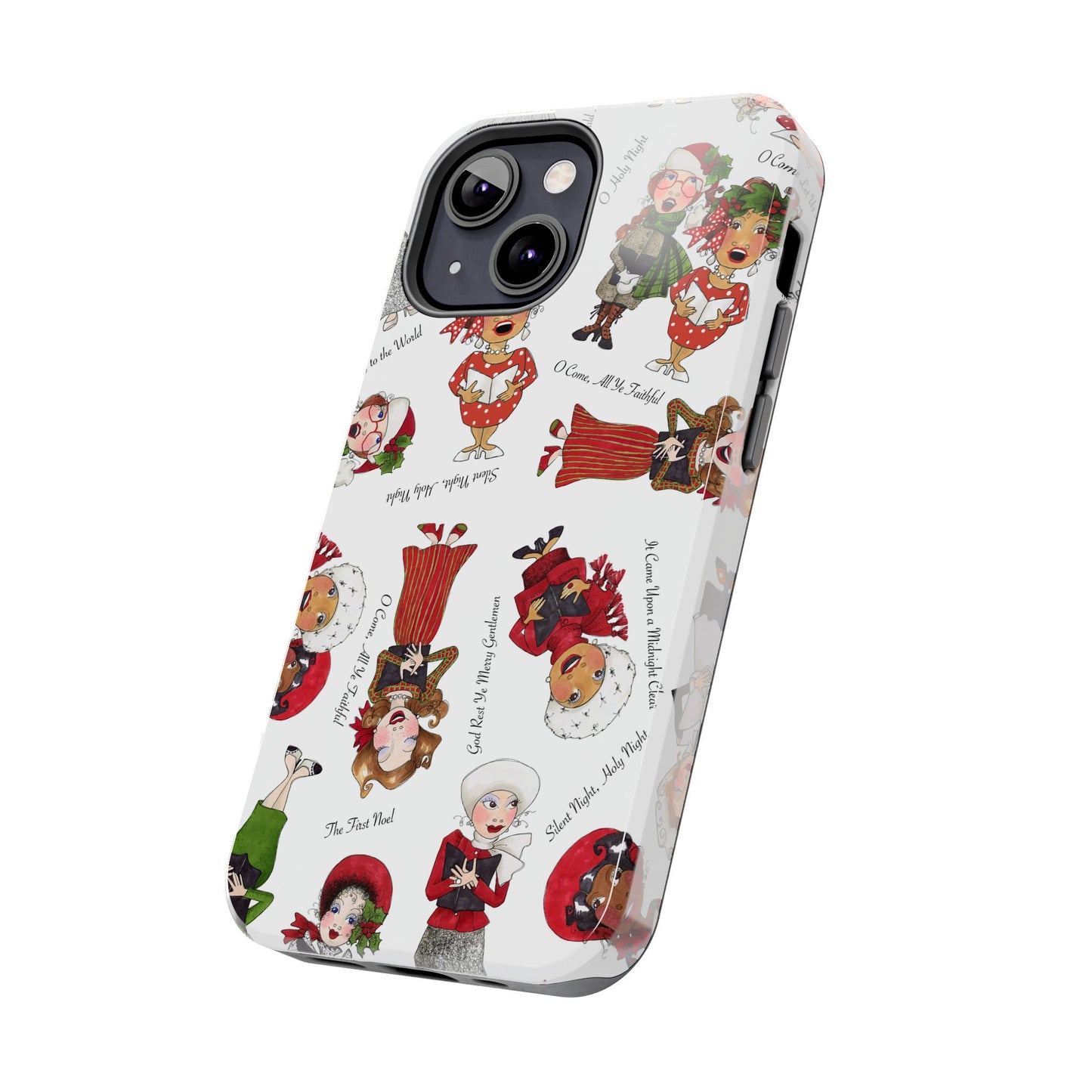 Tossed Carolers Phone Case