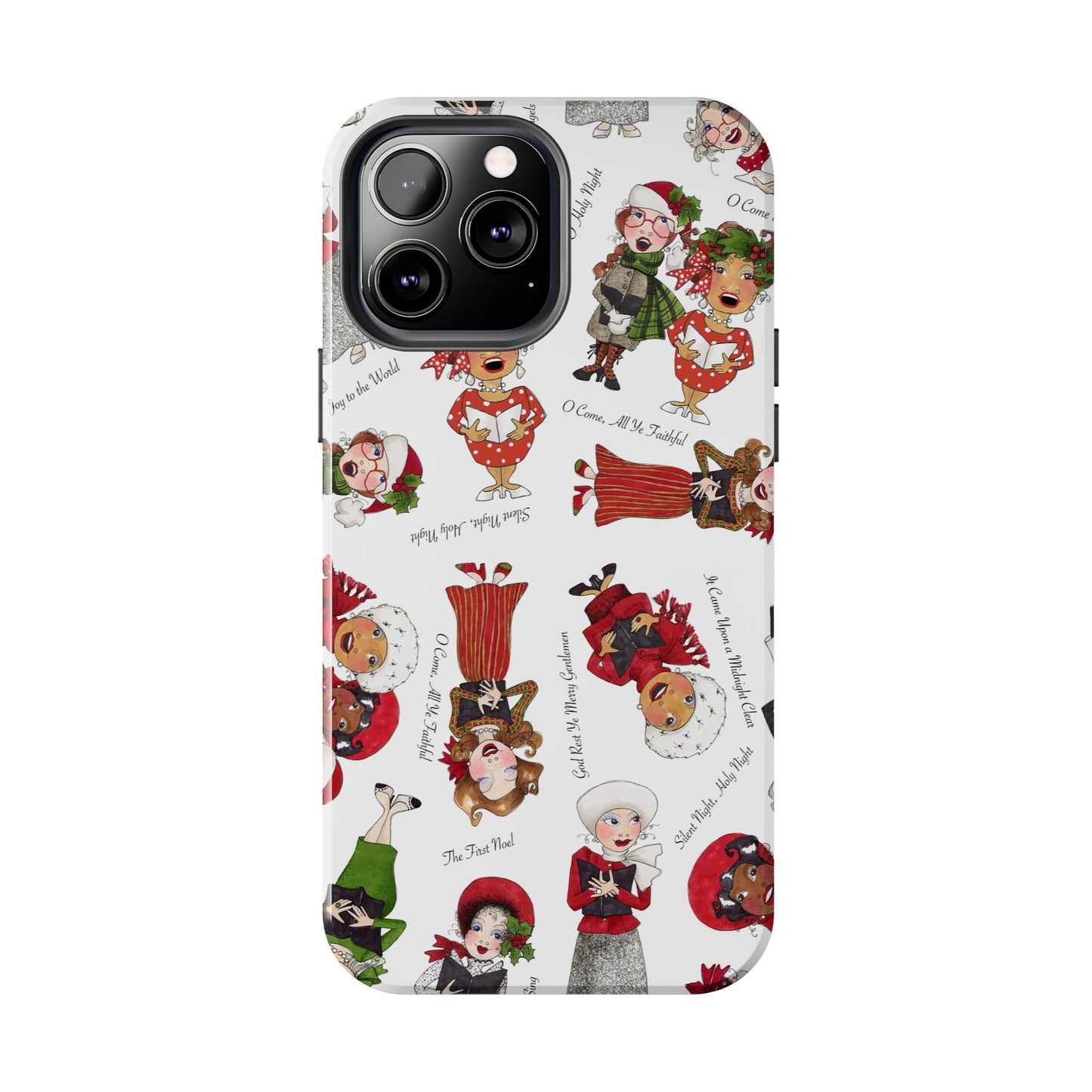 Tossed Carolers Phone Case