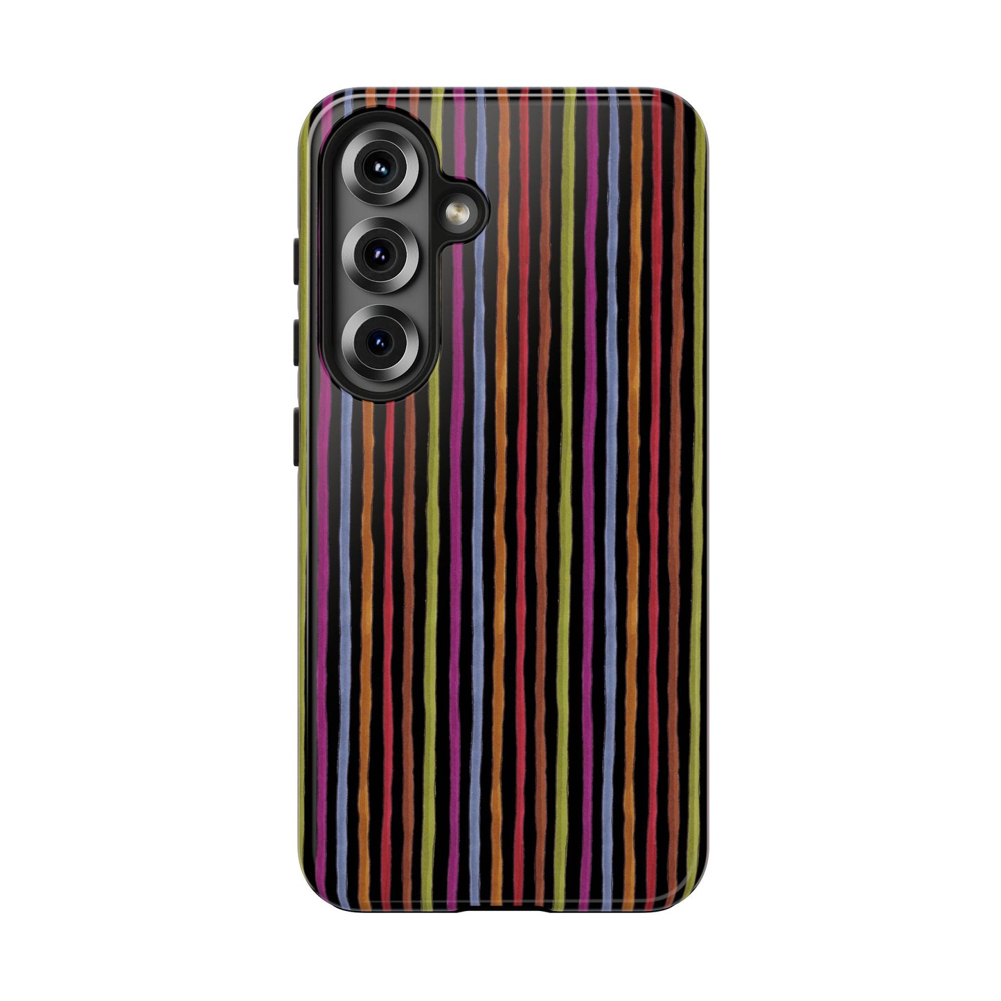 Stripe Black Phone Case