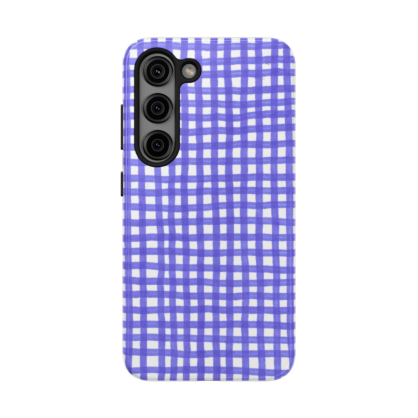 Chipper Check Blue Phone Case