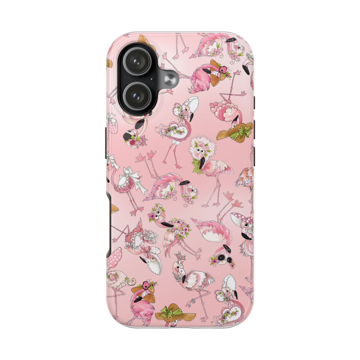 Tossed Flams Pink Phone Case