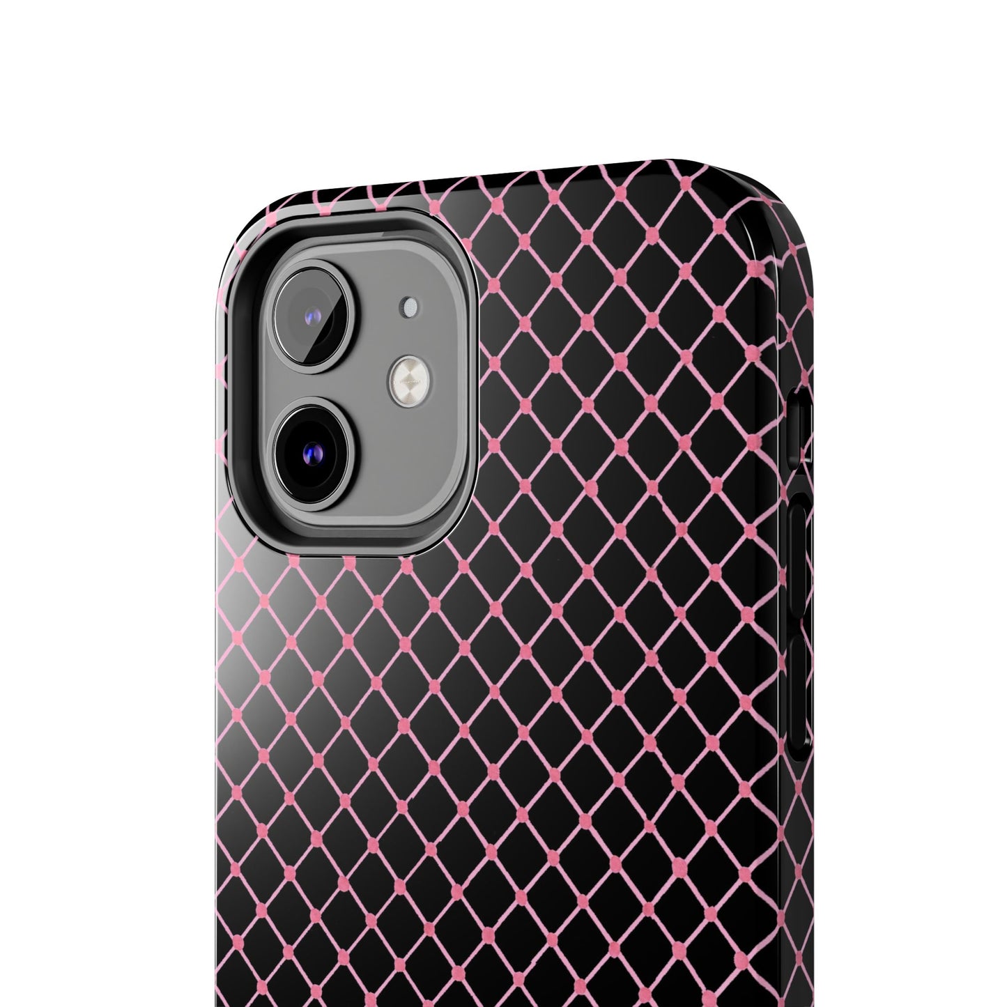 Cyclone Fence Black / Pink Phone Case