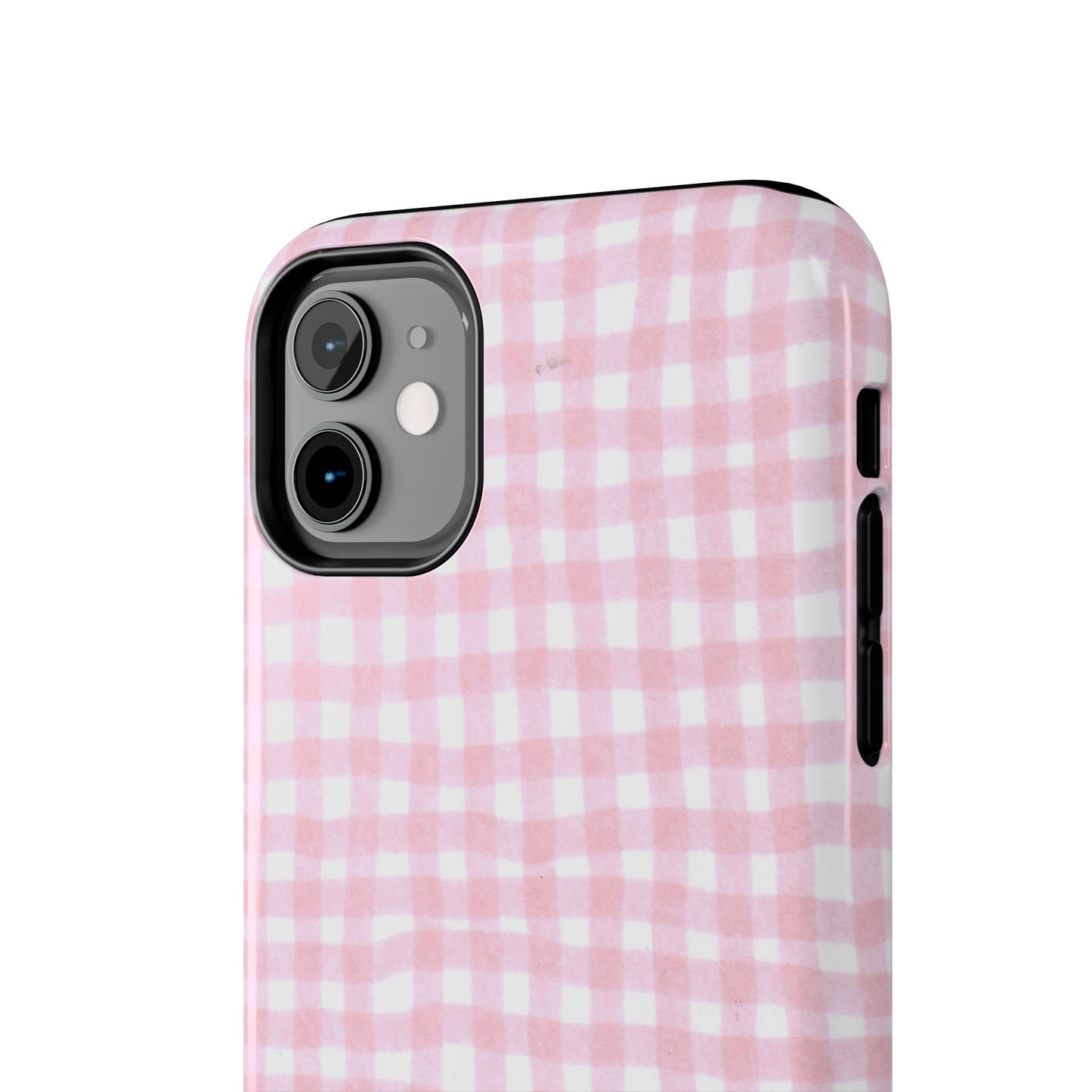 Wonky Chipper Check Pink Phone Case