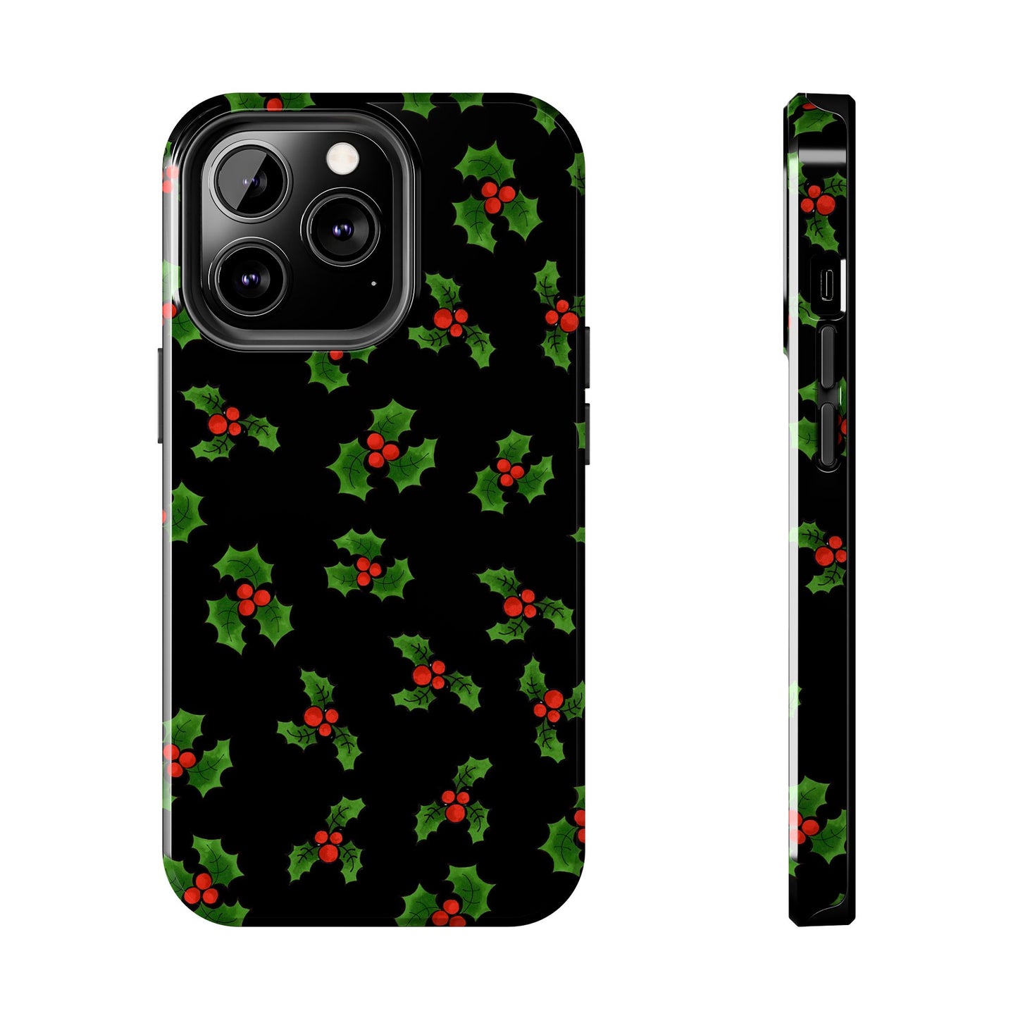 Lotsa Holly Black Phone Case