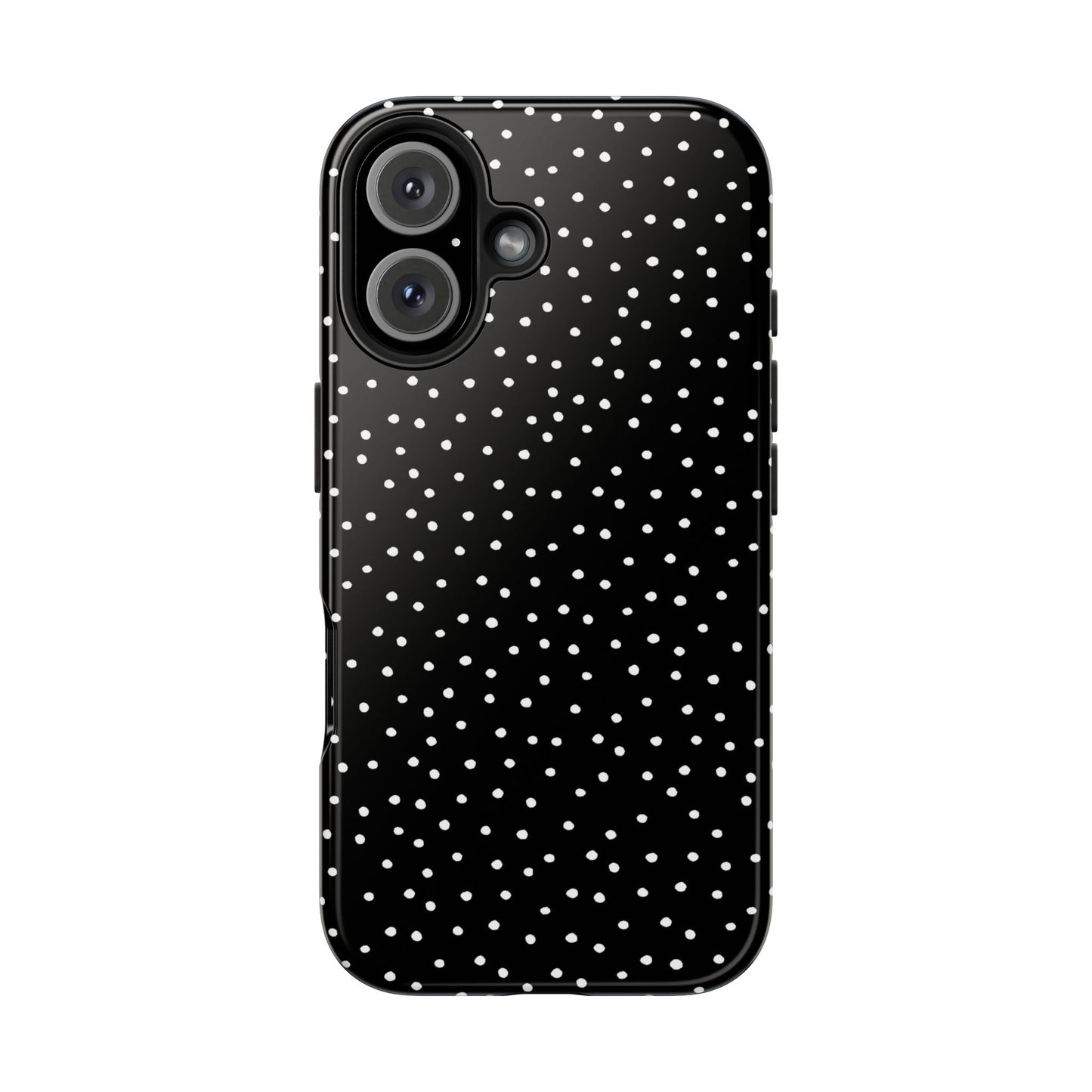 Dinky Dots Black / White Phone Case