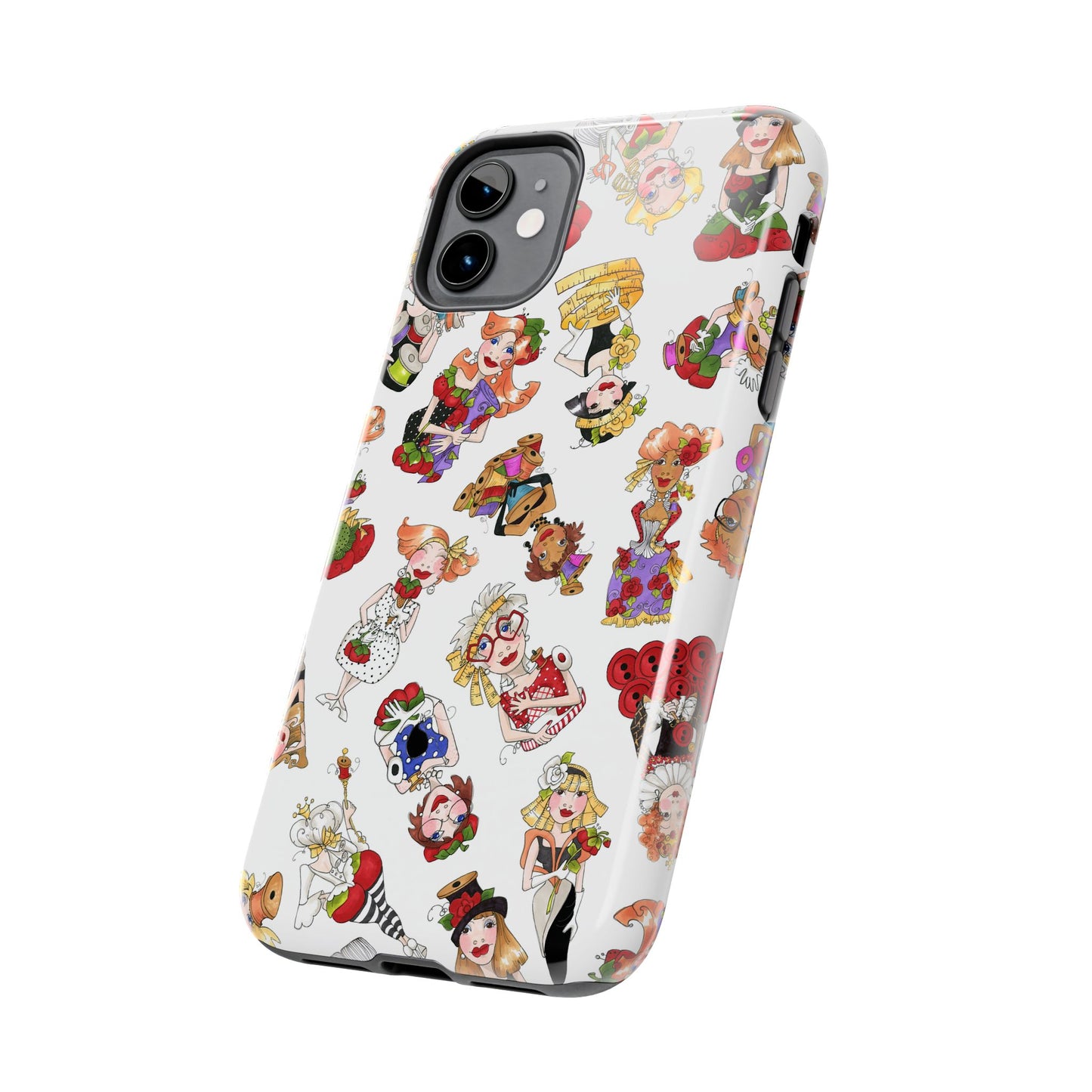 Curious Toss White Phone Case