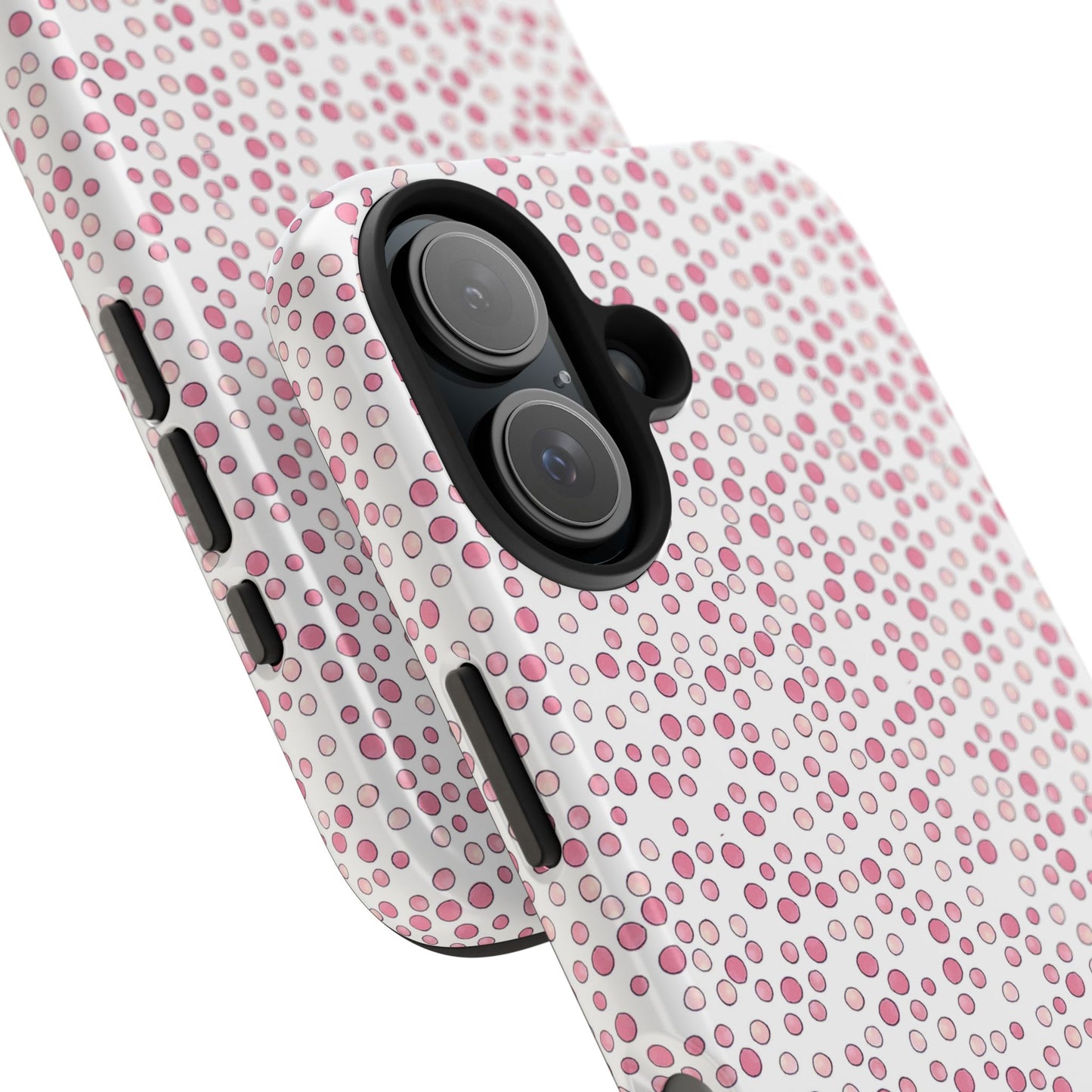 Water Spot Pink / White Phone Case