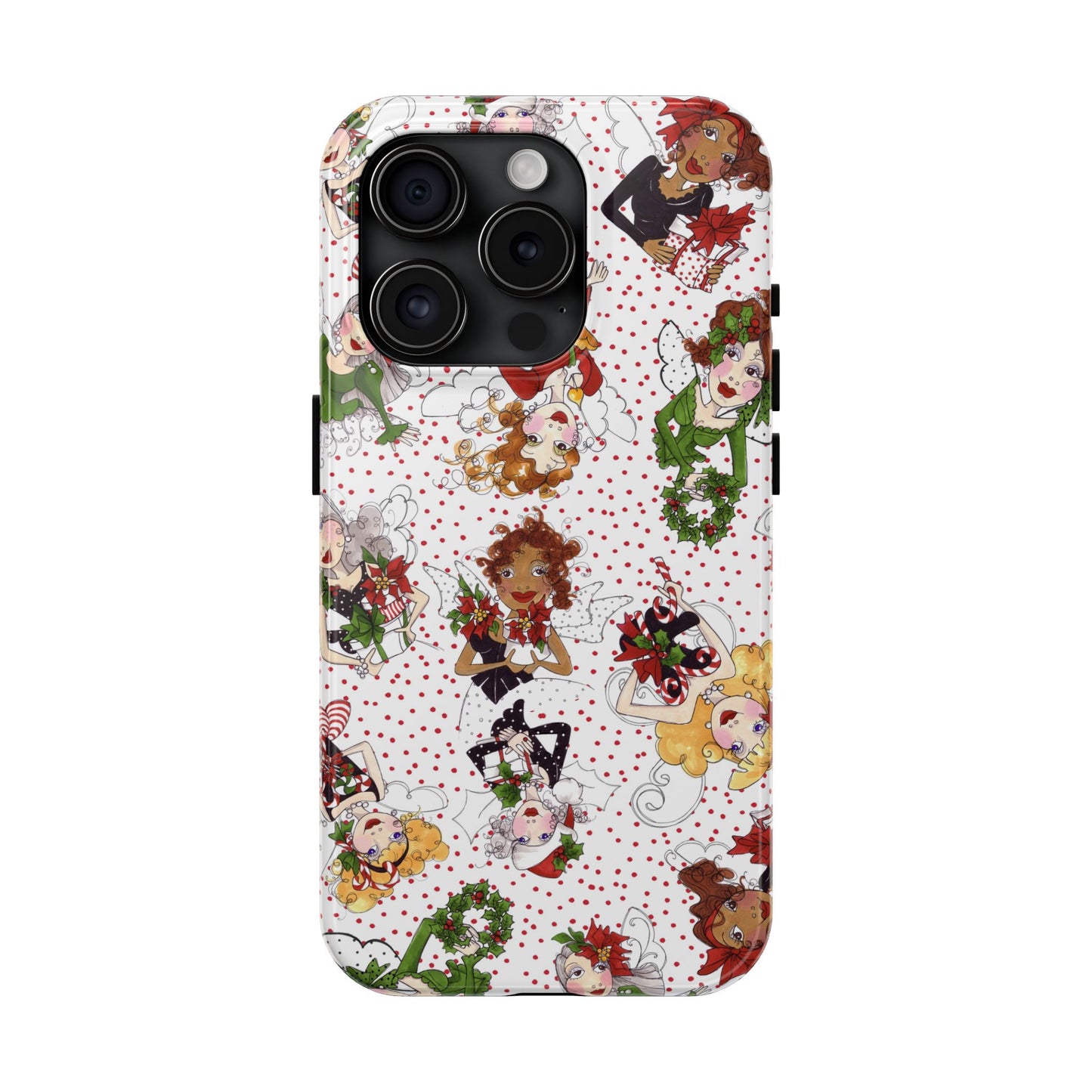 Fairy Toss White / Red Phone Case
