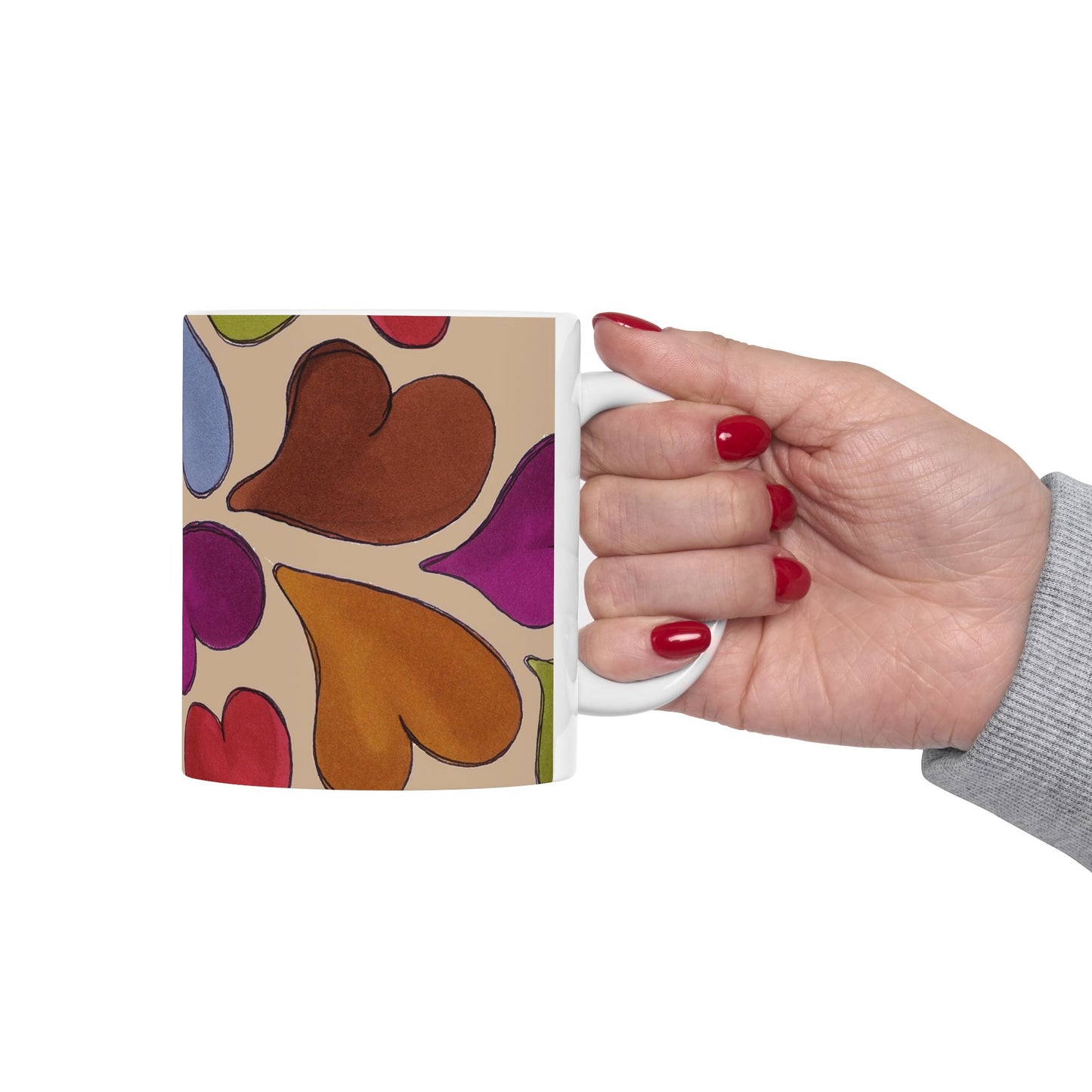 Big Hearted Khaki Cup