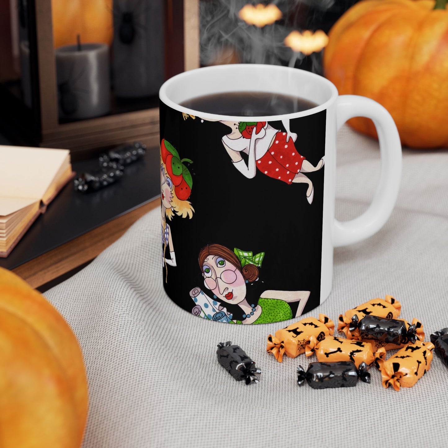 Fun Ladies Tossed Black Cup