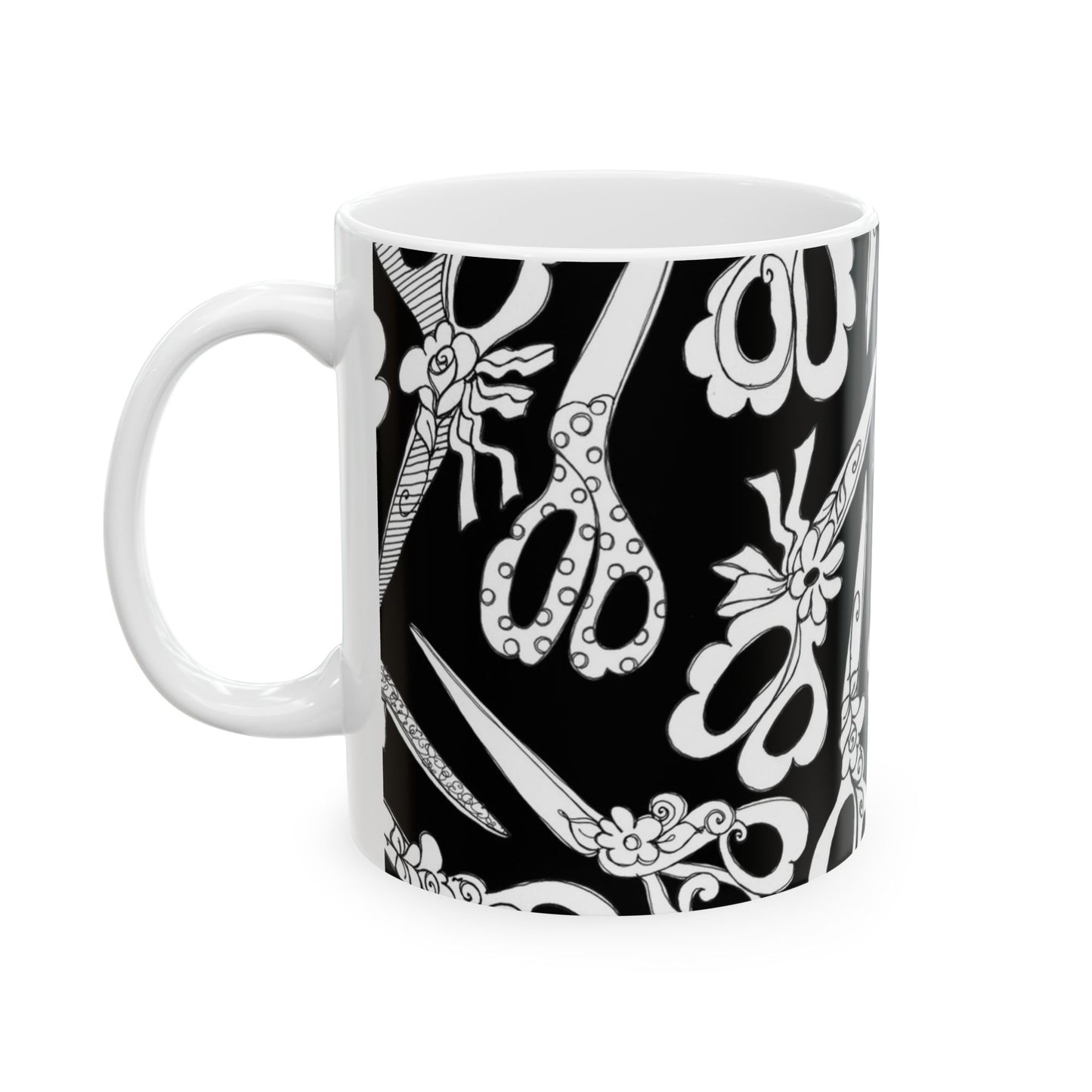 Scissor Blizzard Black / White Cup
