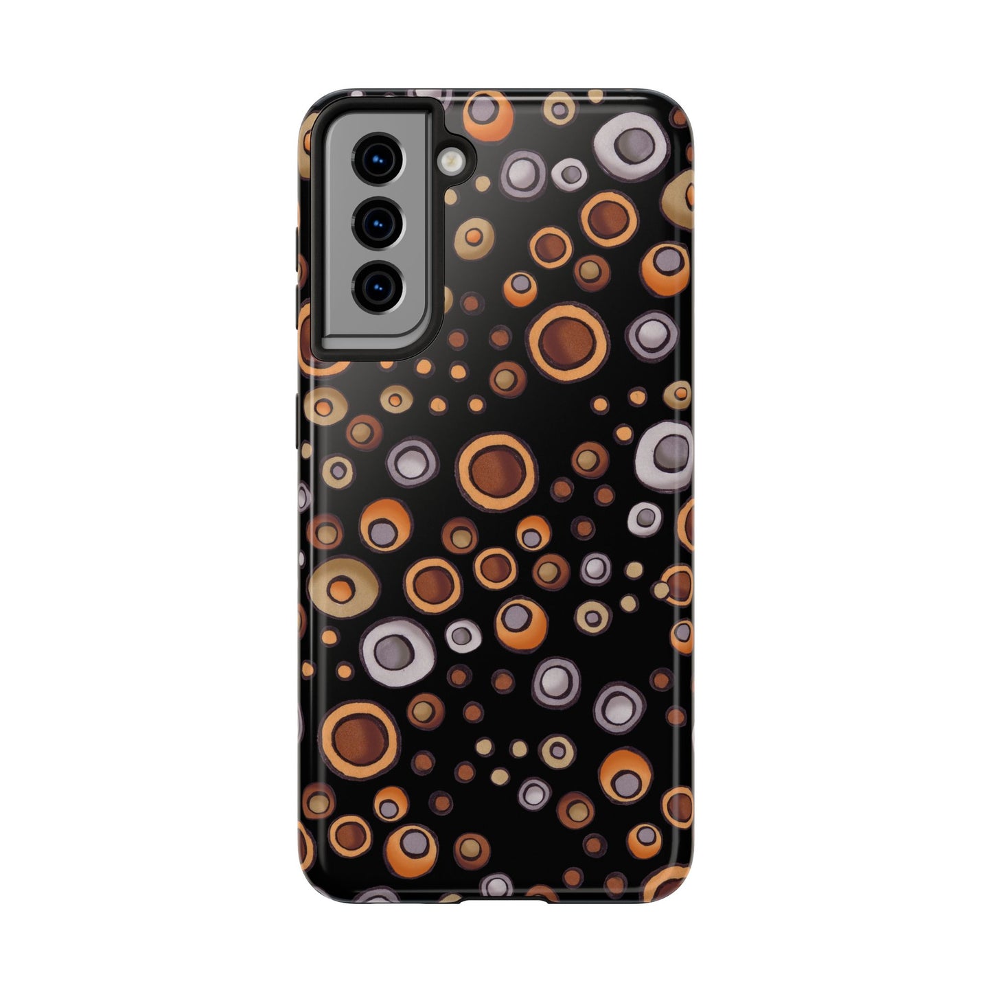 Doggy Dots Black Phone Case