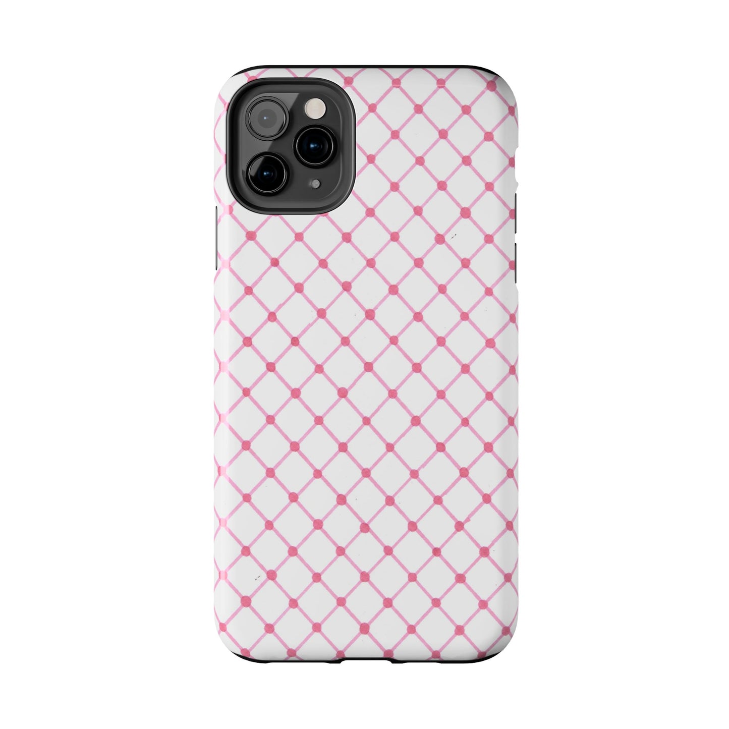 Cyclone Fence White / Pink Phone Case