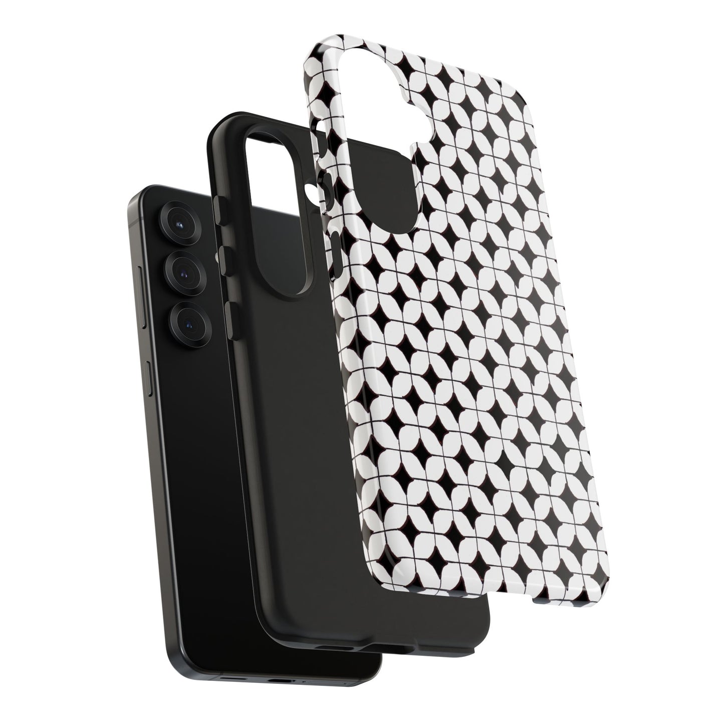 Tile-ish Black Phone Case