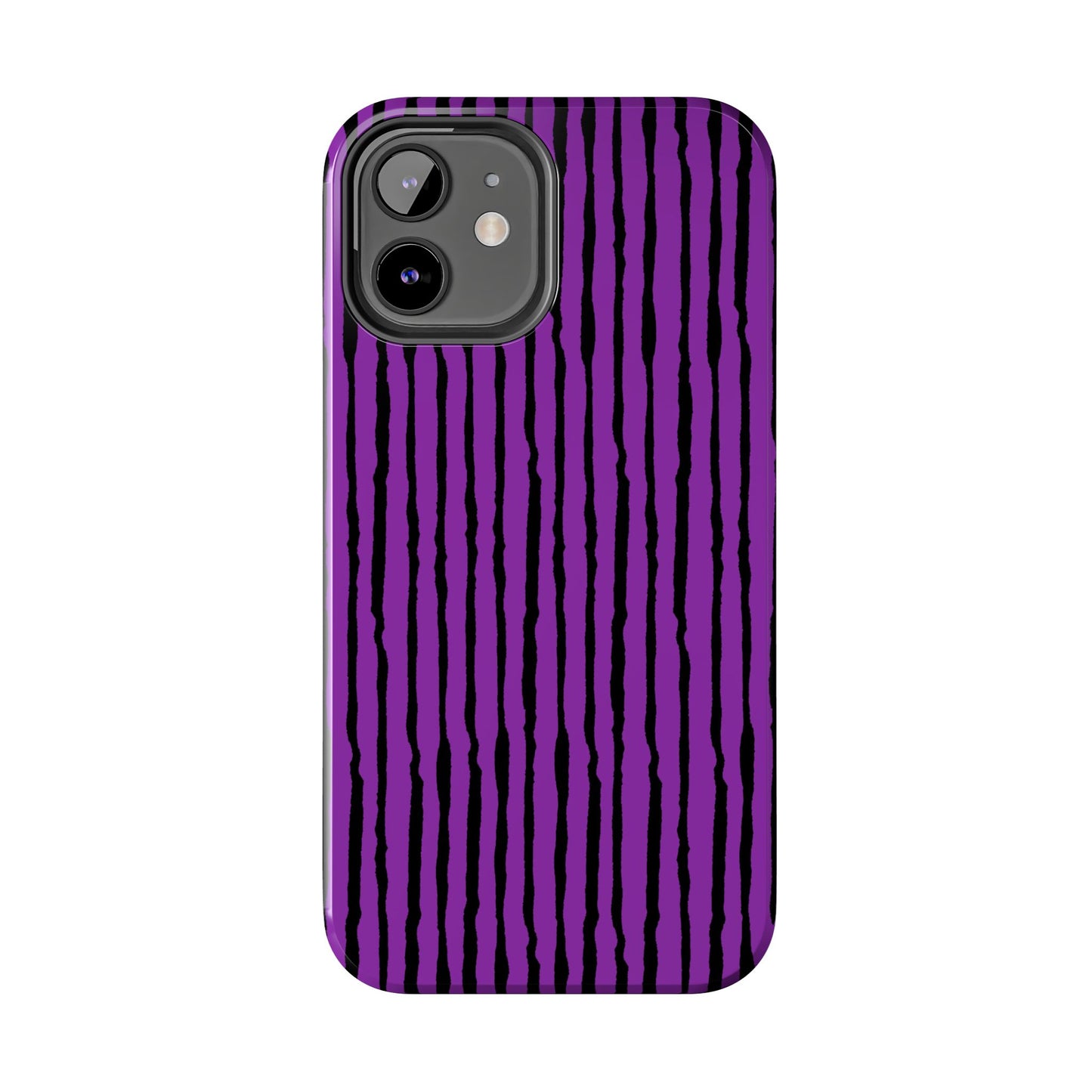 Sorta Stripe Purple / Black Phone Case