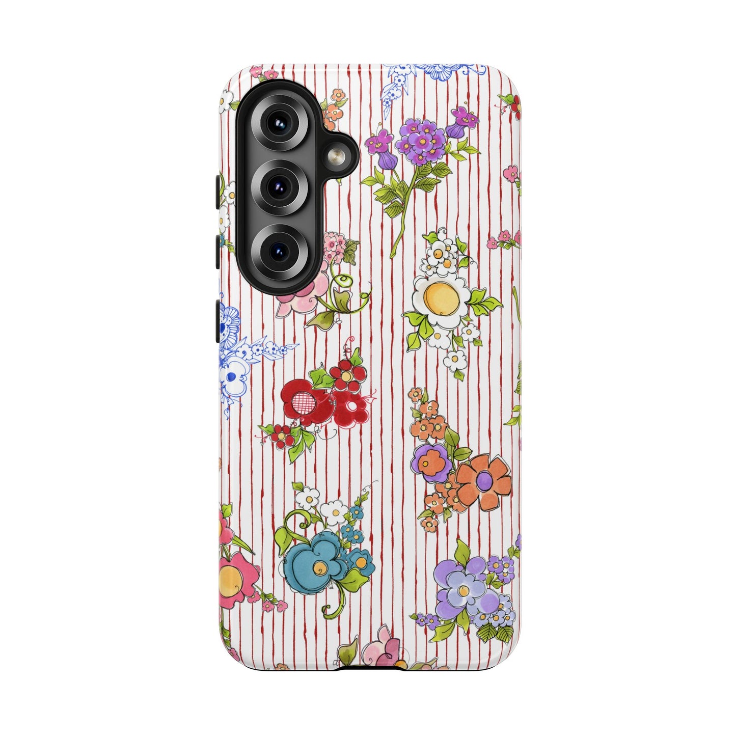 Mixed Bouquets Red / White Phone Case
