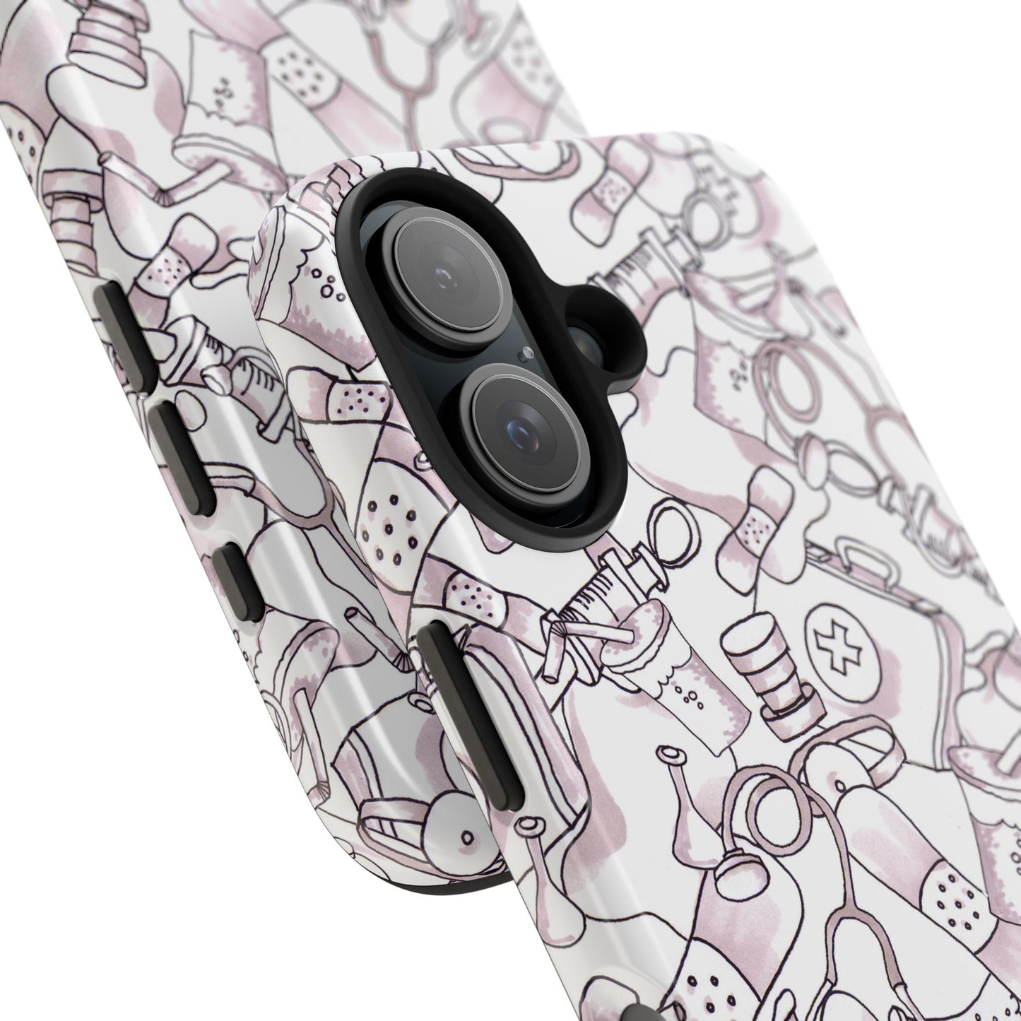 Med Stuff White Phone Case