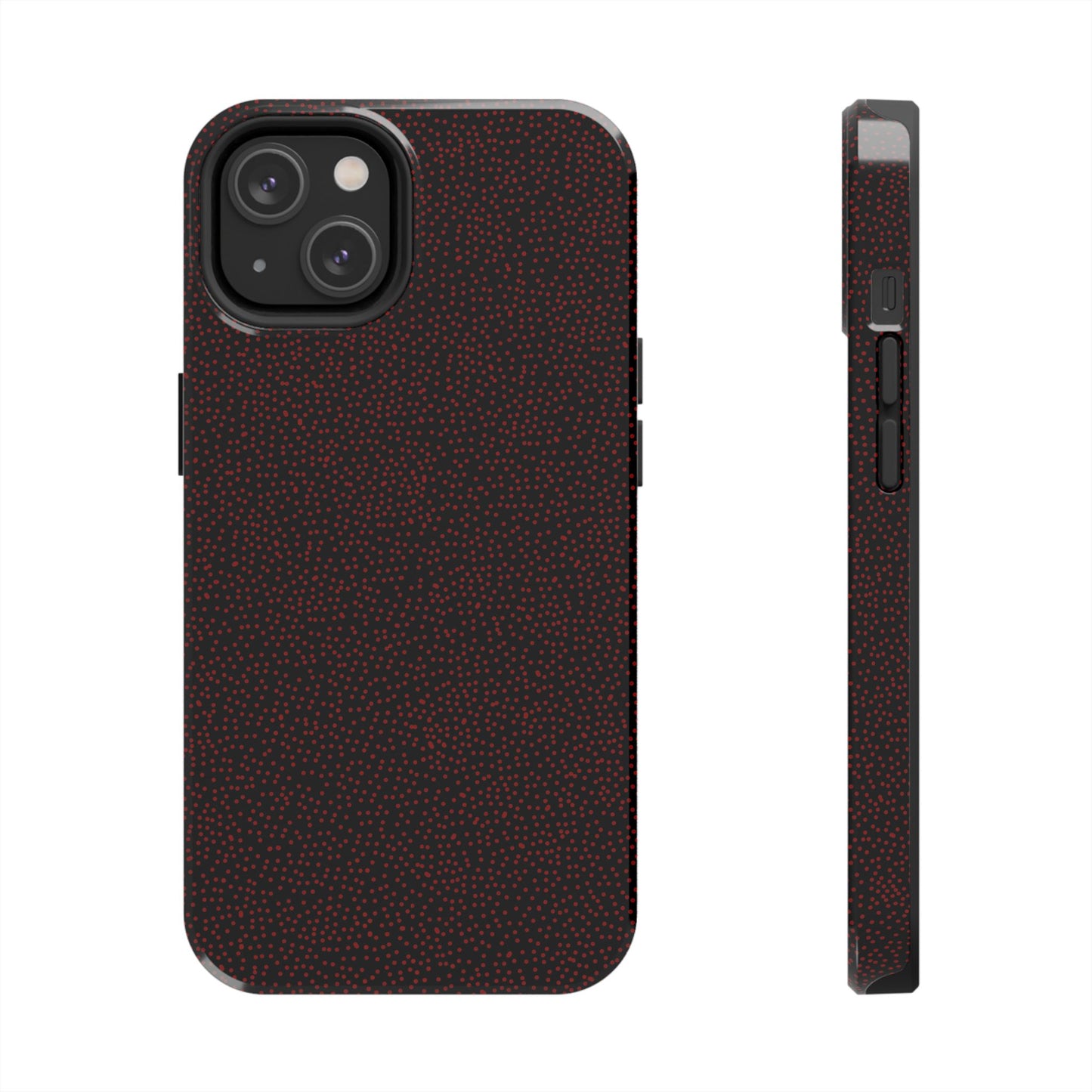 Mini Dot Black / Red Phone Case