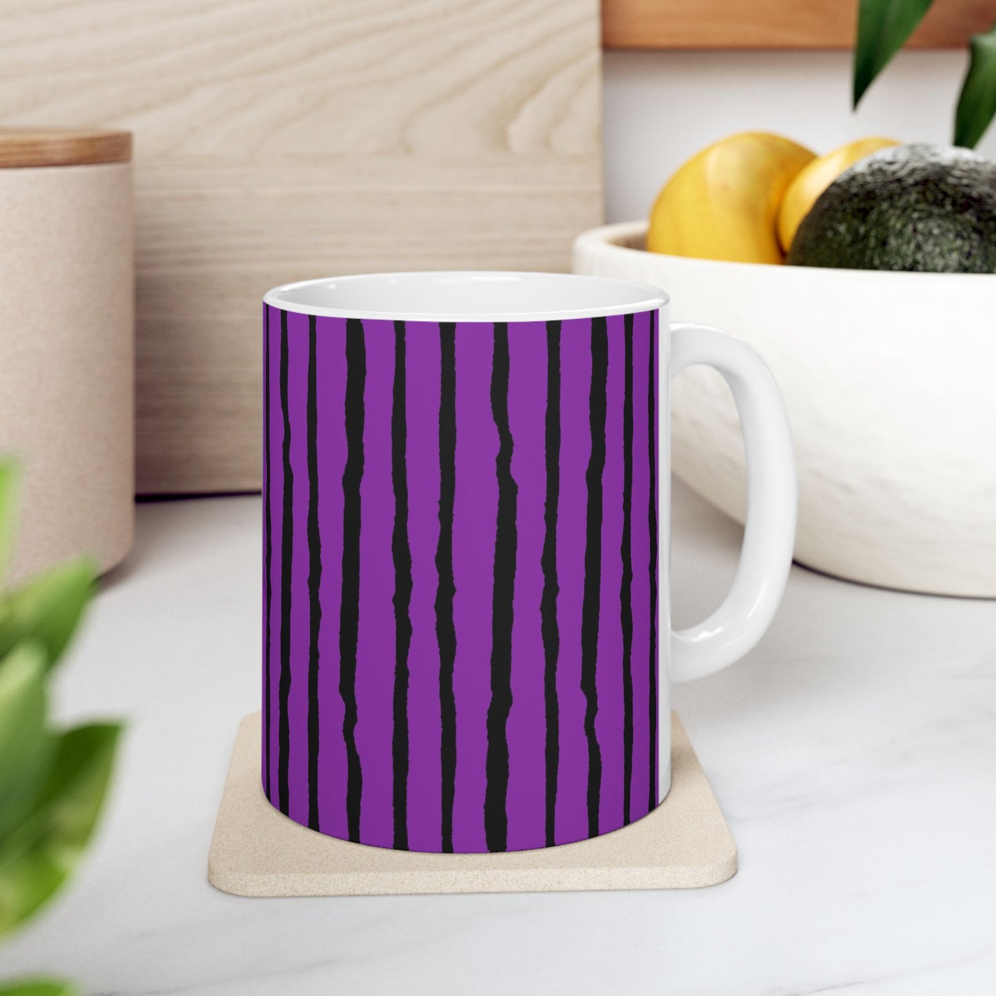 Sorta Stripe Purple / Black Cup