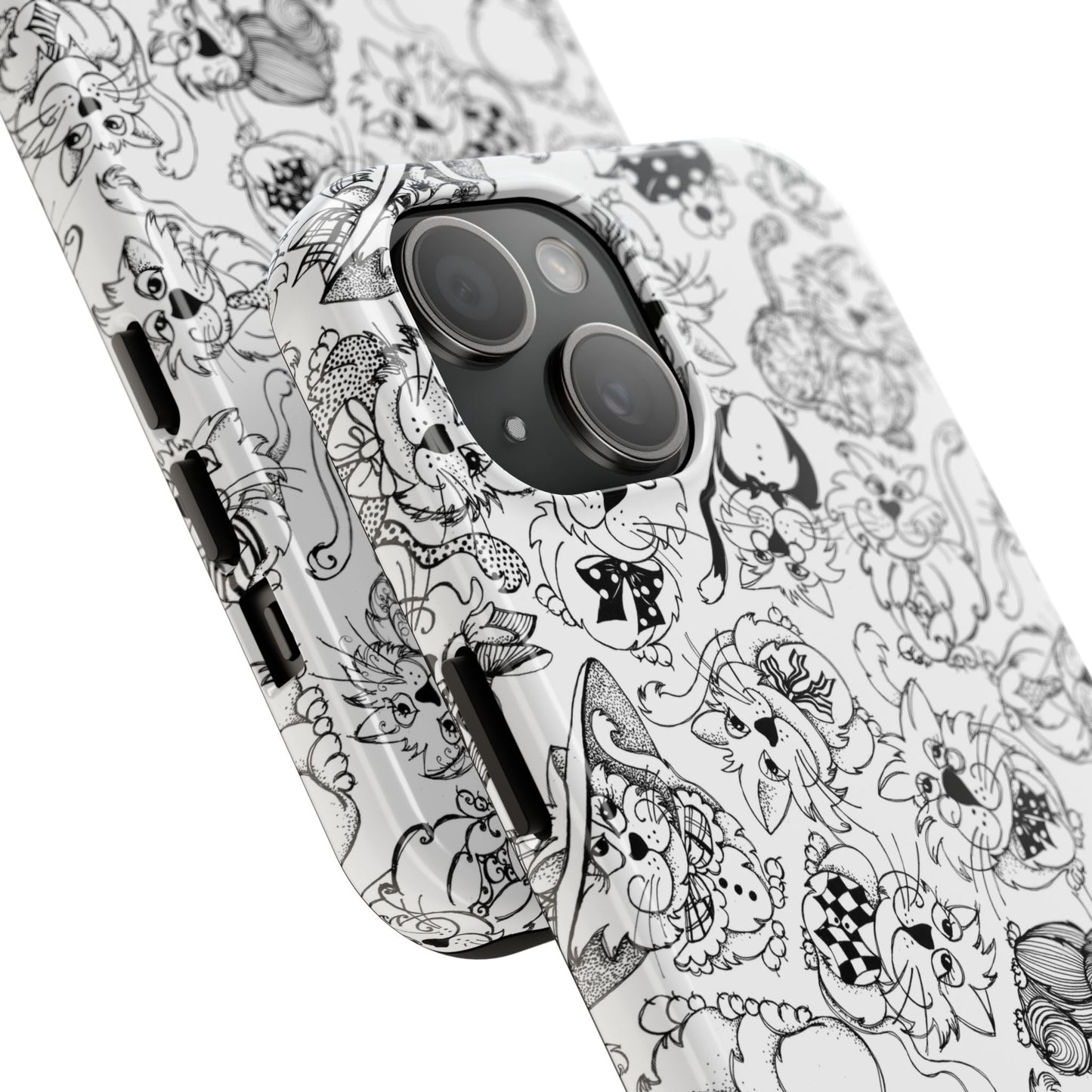 So Kitties Tossed White Phone Case