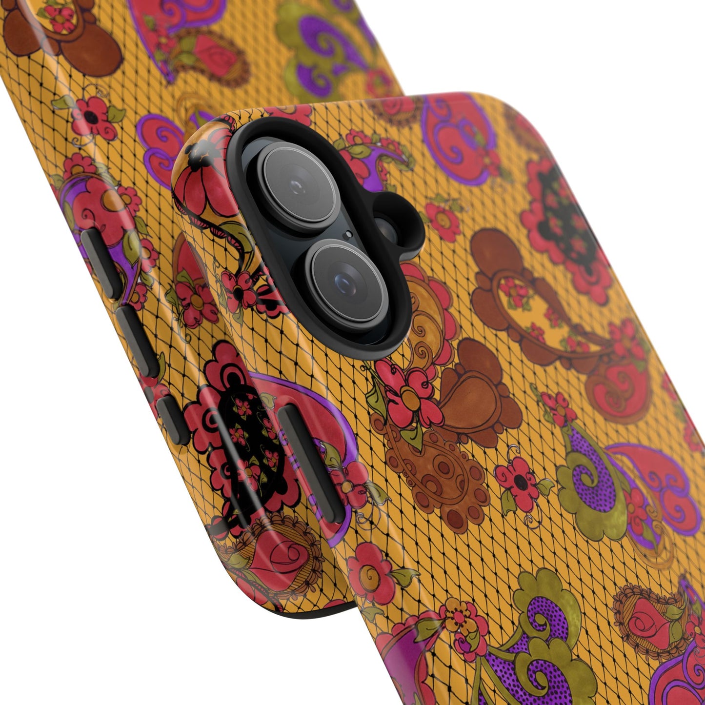 Posie Paisley Gold Phone Case
