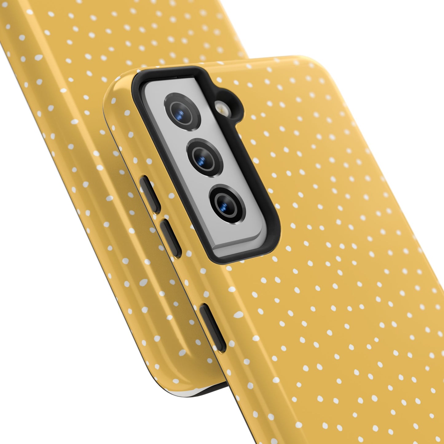 Dinky Dots Yellow / White Phone Case