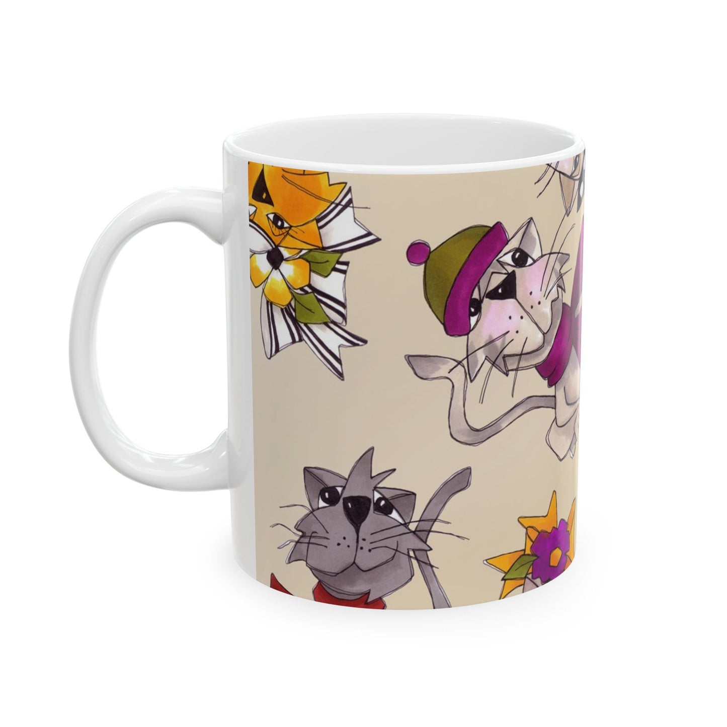 Spice Cats Tossed Muslin Cup