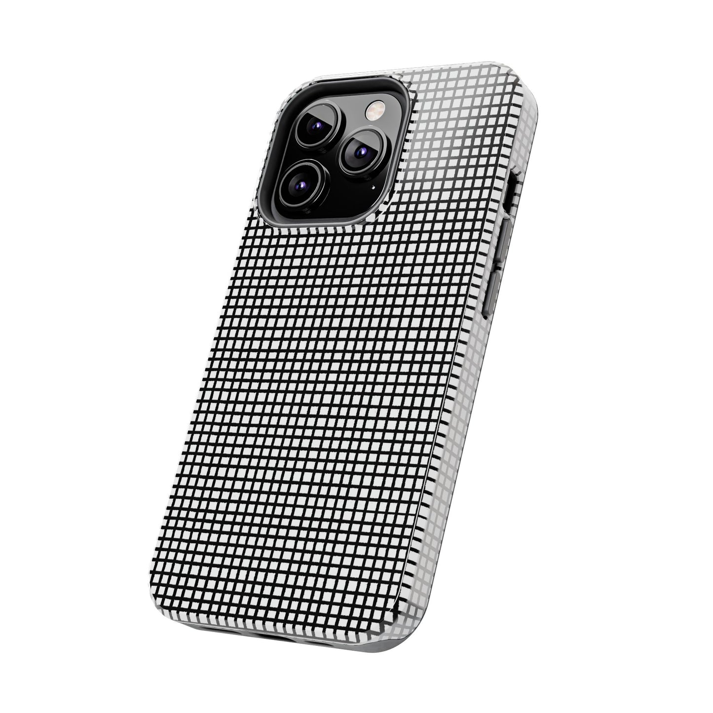 Chipper Check Black Phone Case