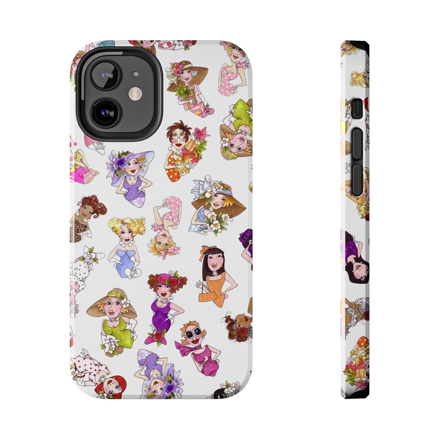 Fast Women Tossed White Phone Case