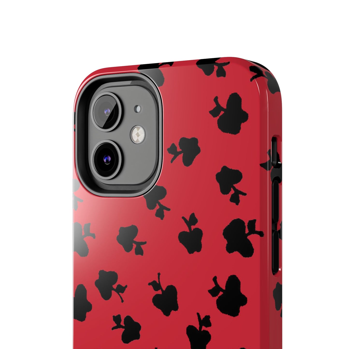 Happy Apples Red / Black Phone Case