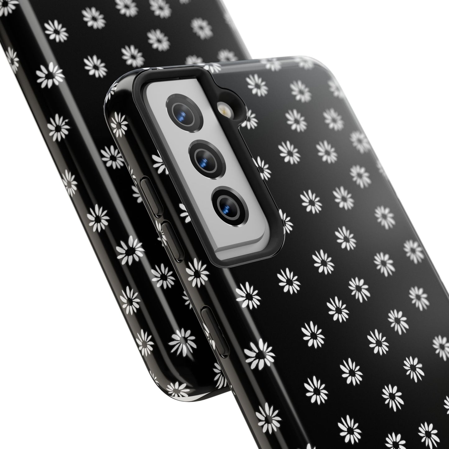 Daisy Dot Black / White Phone Case
