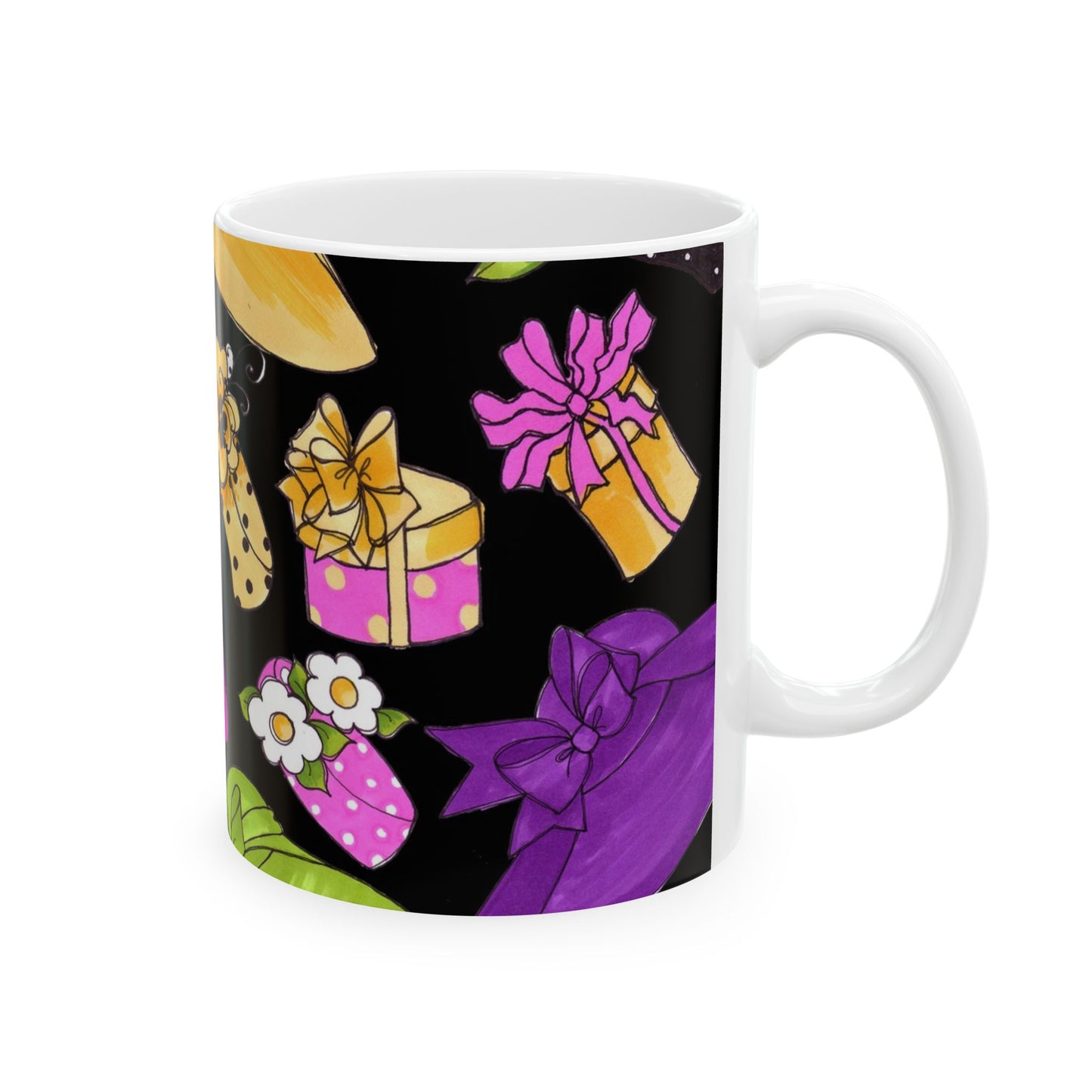 Accessories Tossed Black Cup