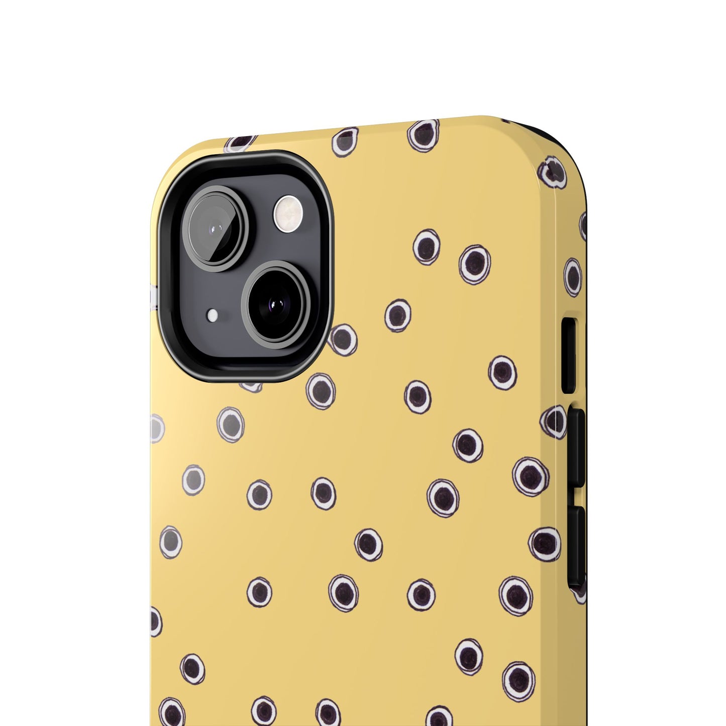 Halo Dots Yellow Phone Case