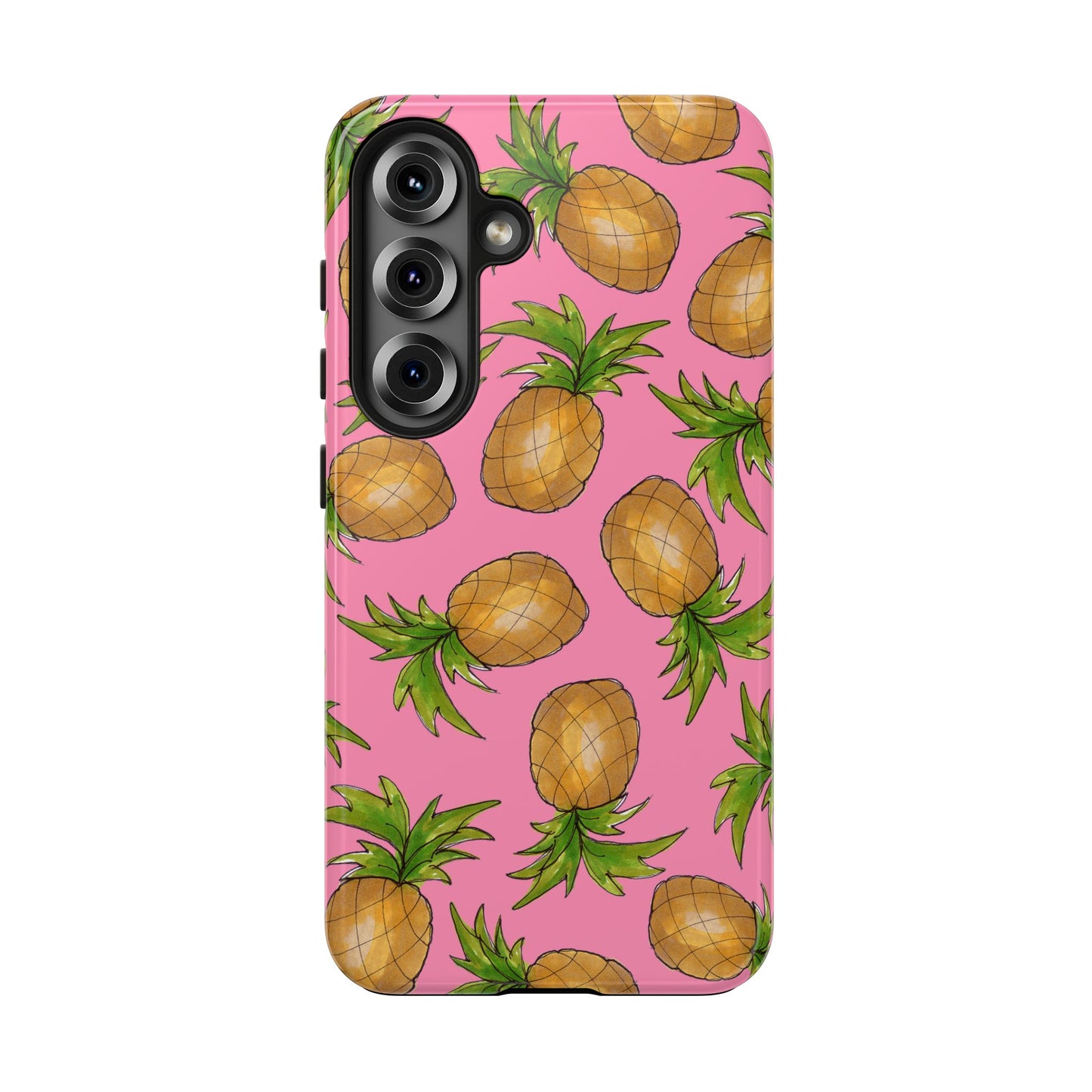Pineapple Toss Pink Phone Case