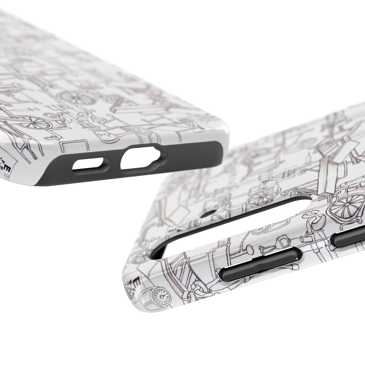 Essentials White / White Phone Case